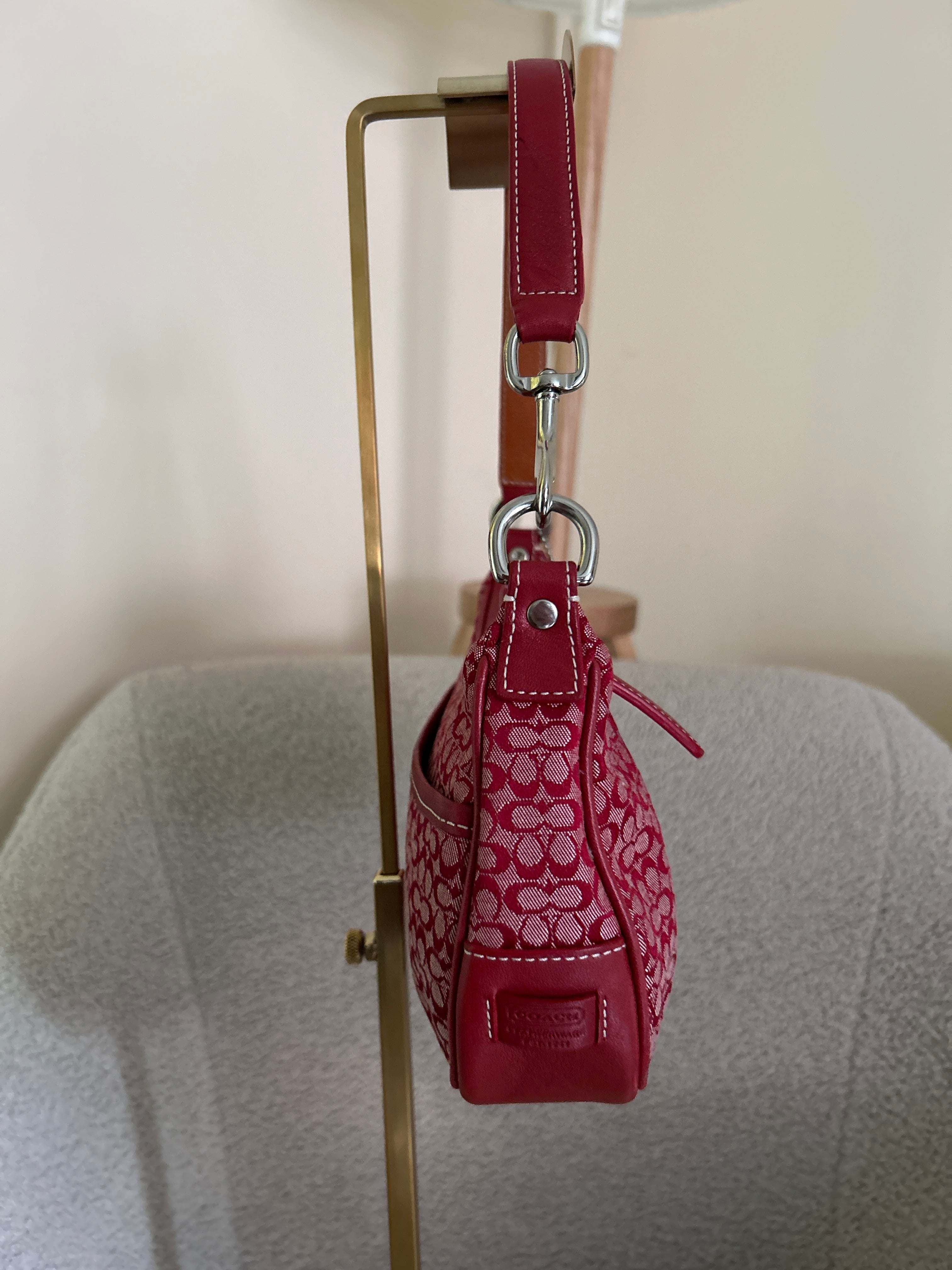 Vintage Coach crescent shoulder bag