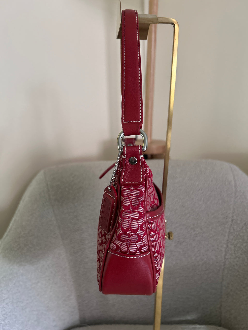 Vintage Coach crescent shoulder bag
