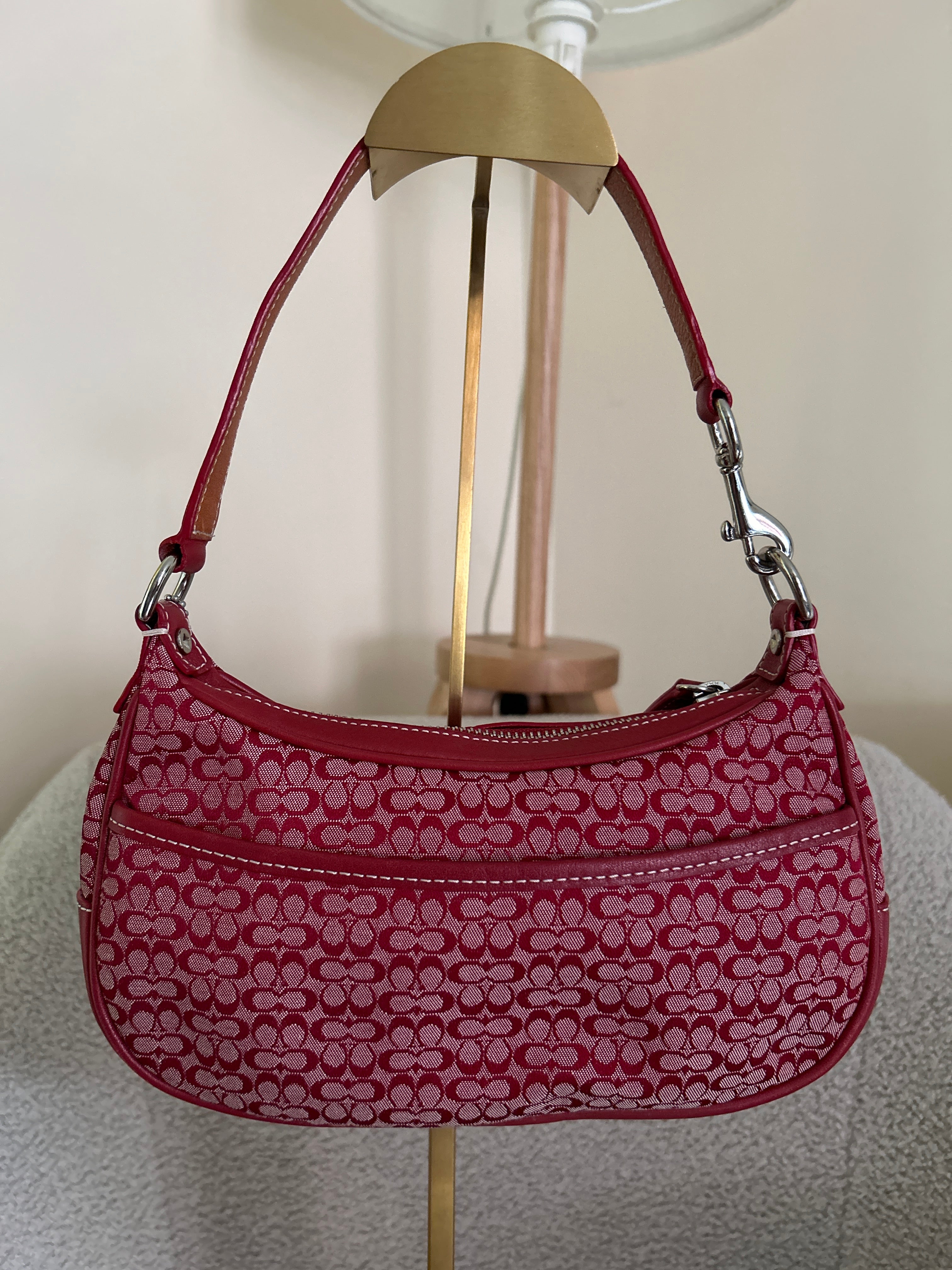 Vintage Coach crescent shoulder bag