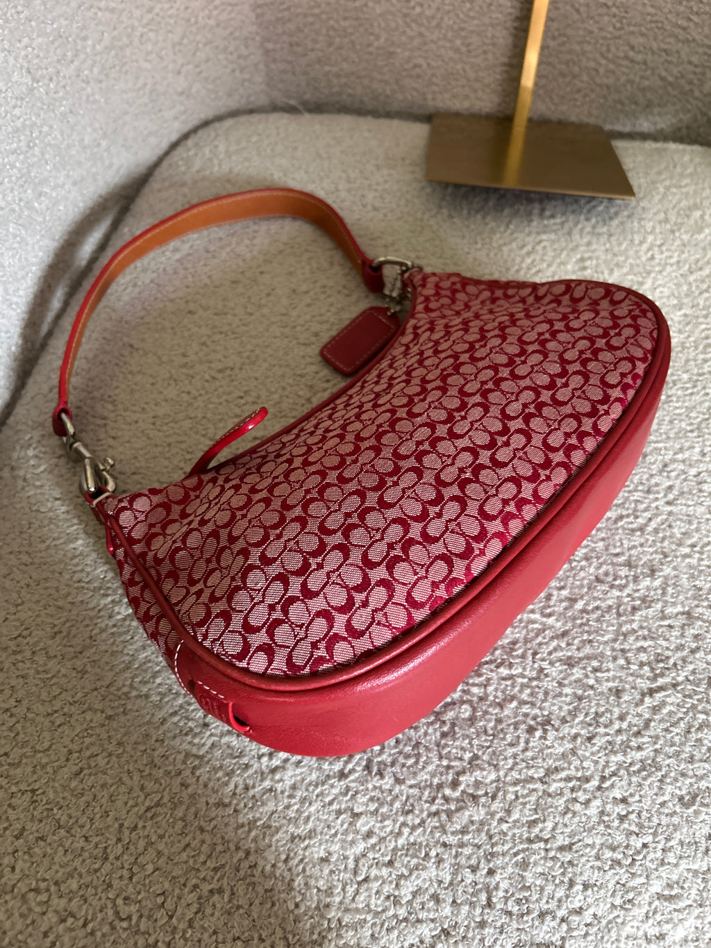 Vintage Coach crescent shoulder bag