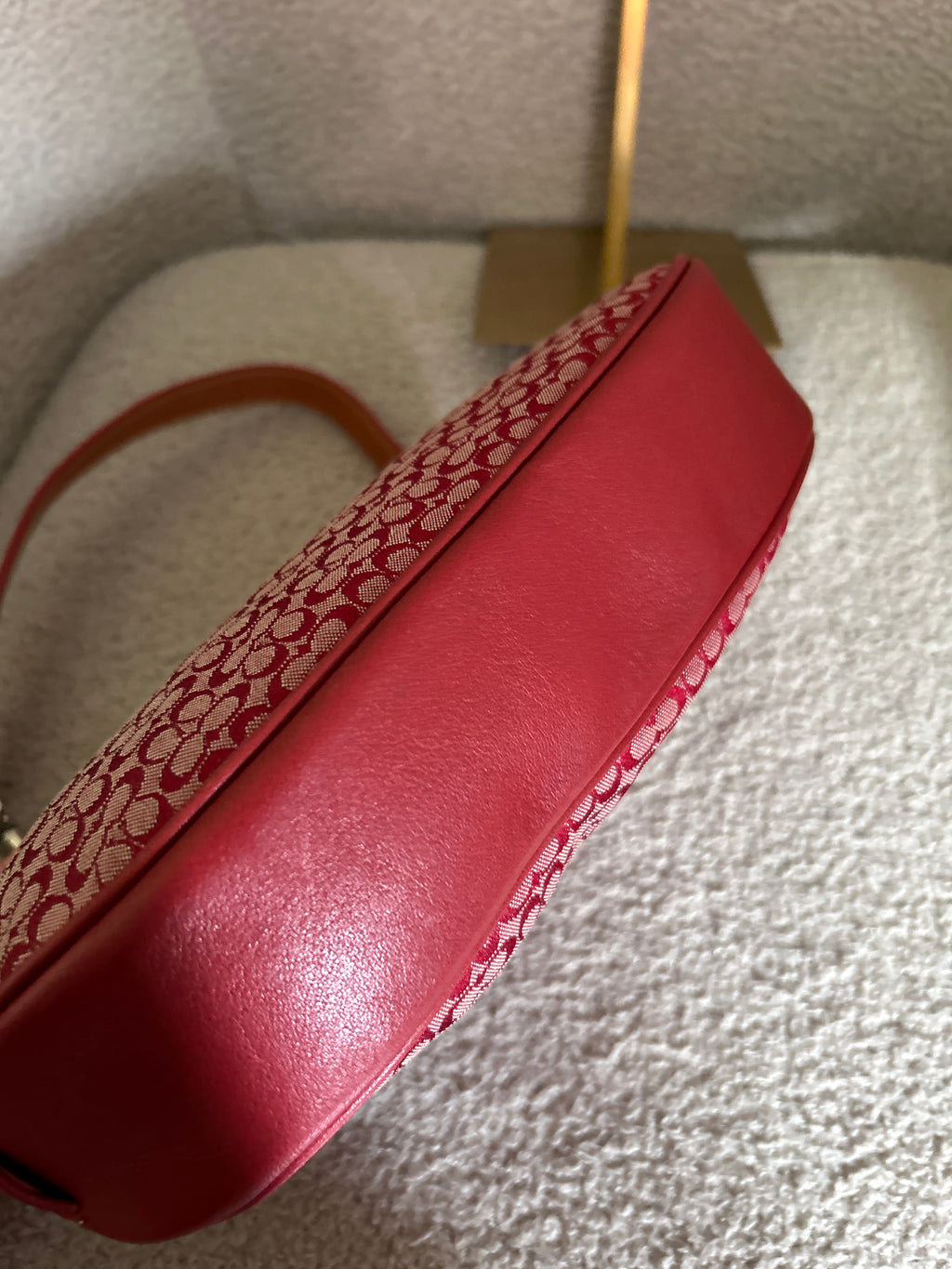 Vintage Coach crescent shoulder bag