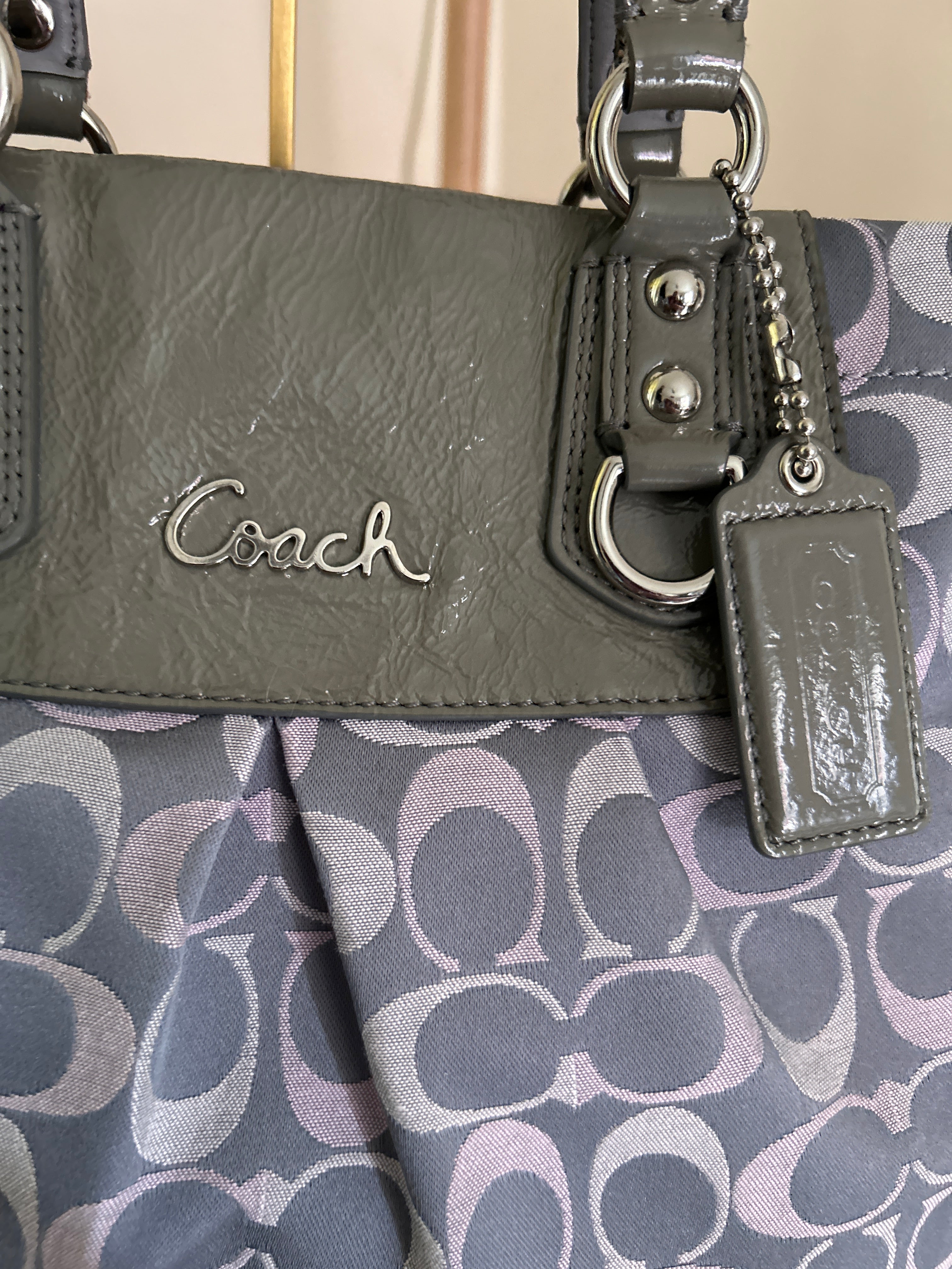 Vintage Coach Ashley tote bag