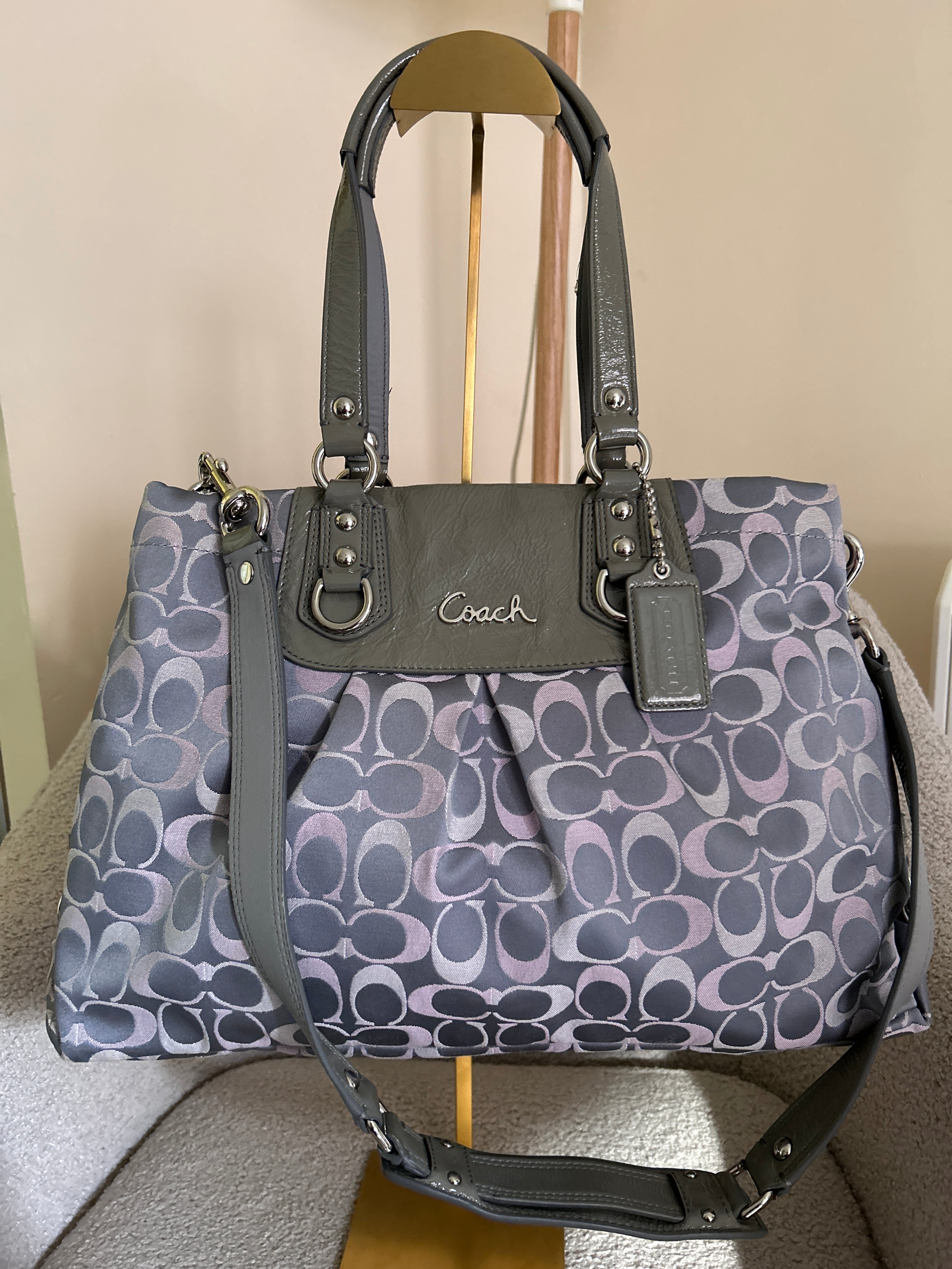 Vintage Coach Ashley tote bag