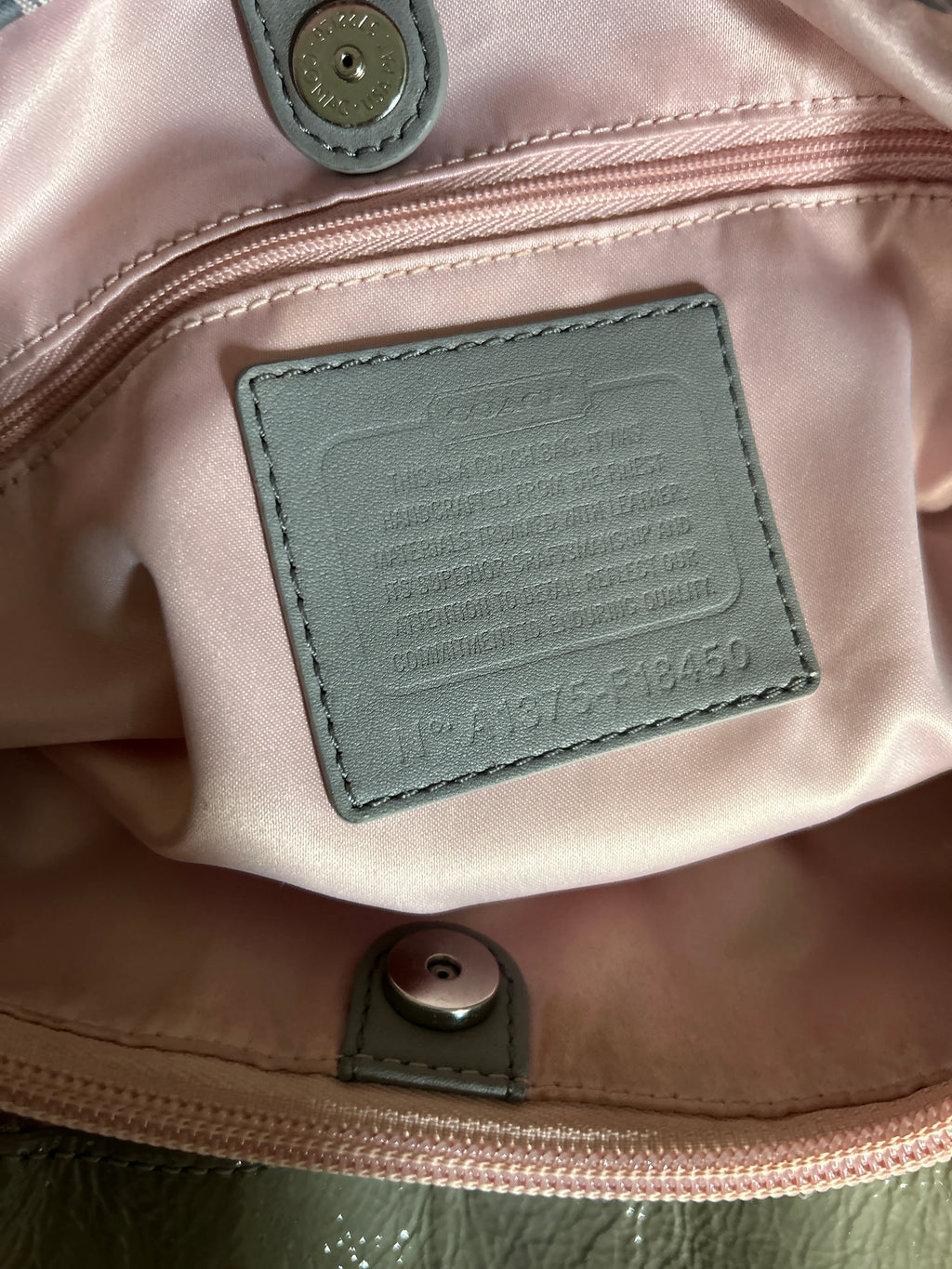 Vintage Coach Ashley tote bag