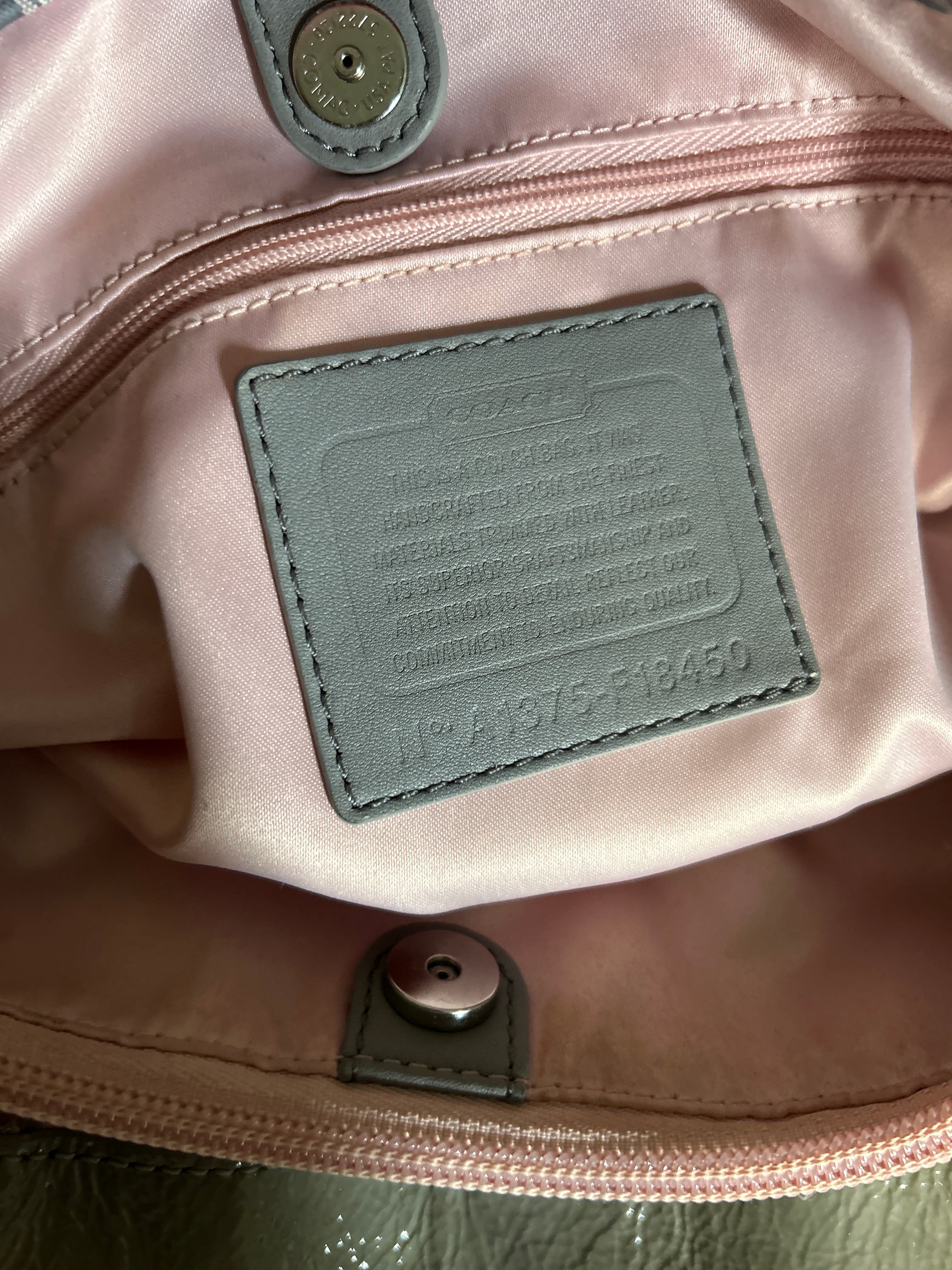 Vintage Coach Ashley tote bag