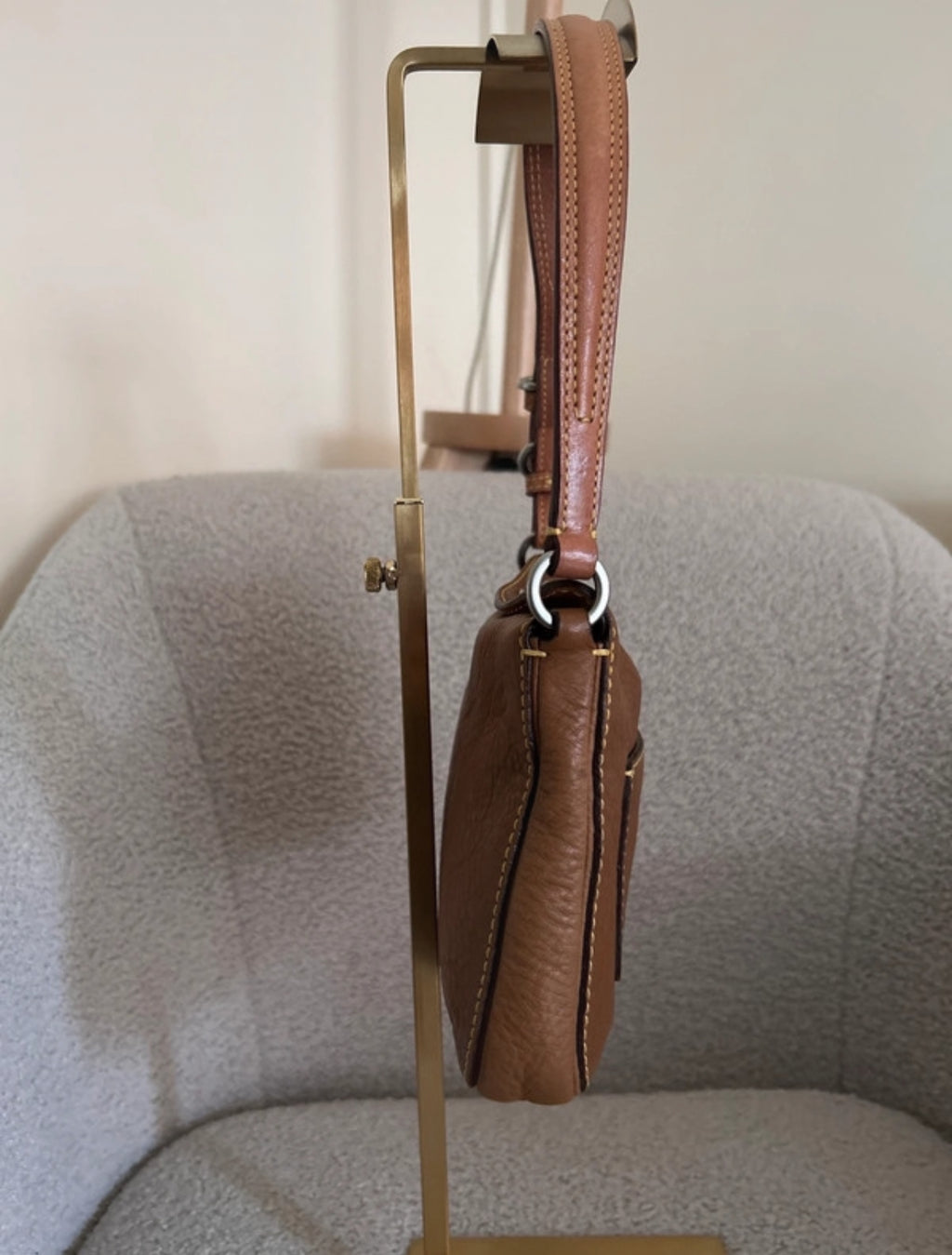 Vintage Coach turn lock mini shoulder bag
