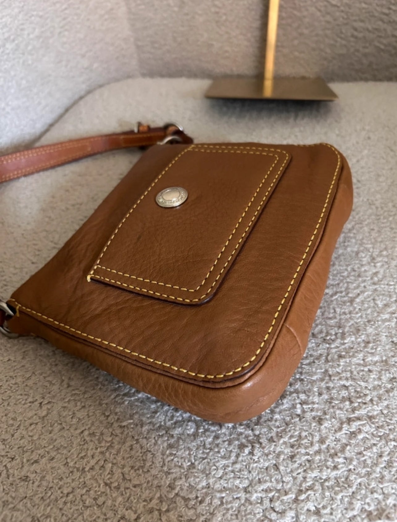 Vintage Coach turn lock mini shoulder bag