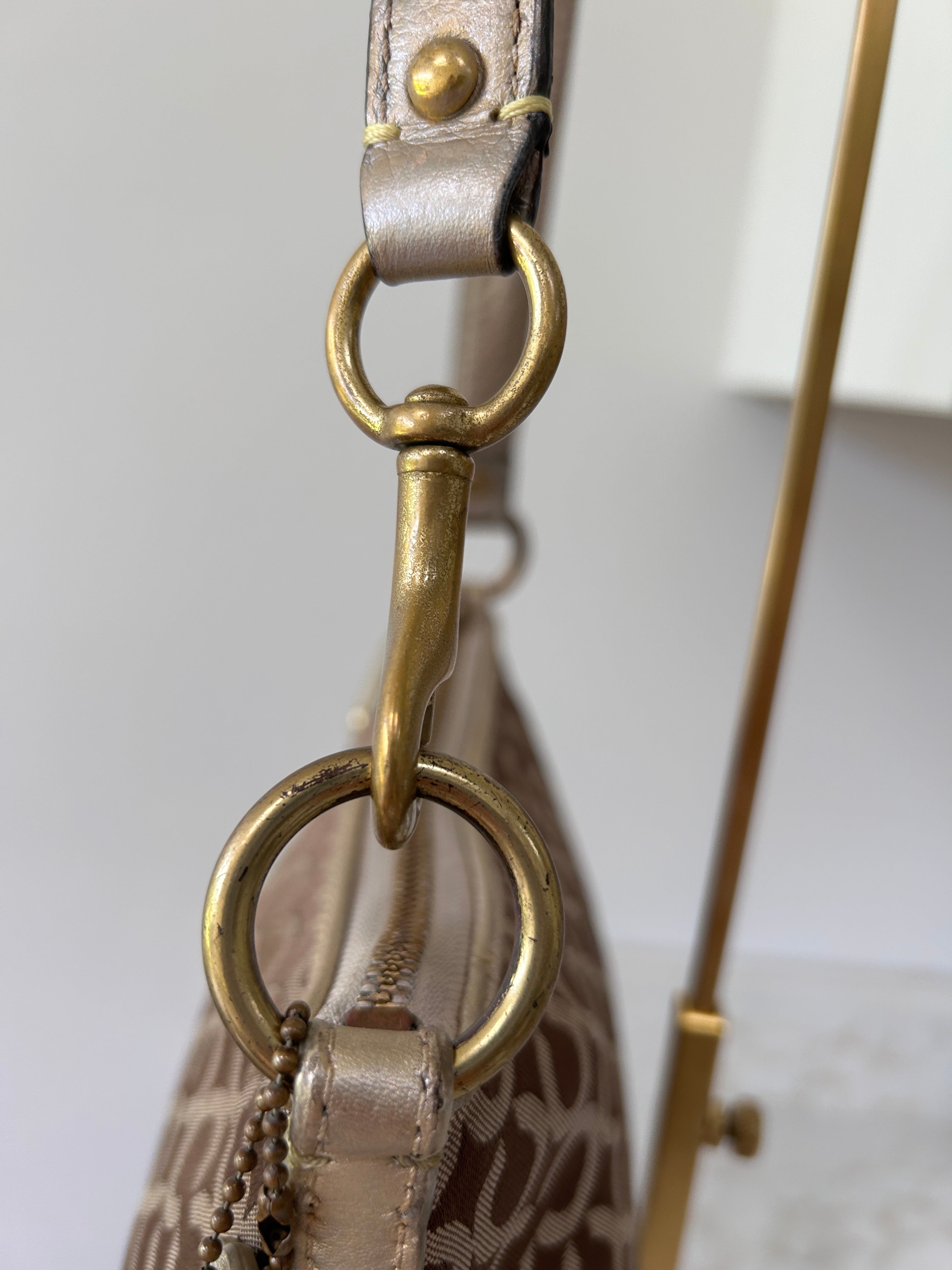 Vintage Coach floral shoulder bag