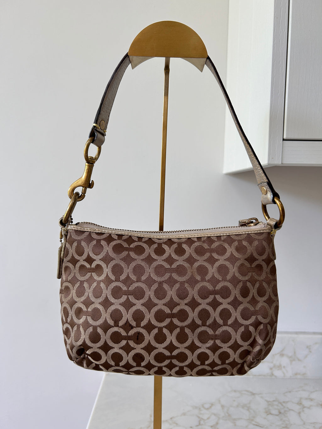 Vintage Coach floral shoulder bag