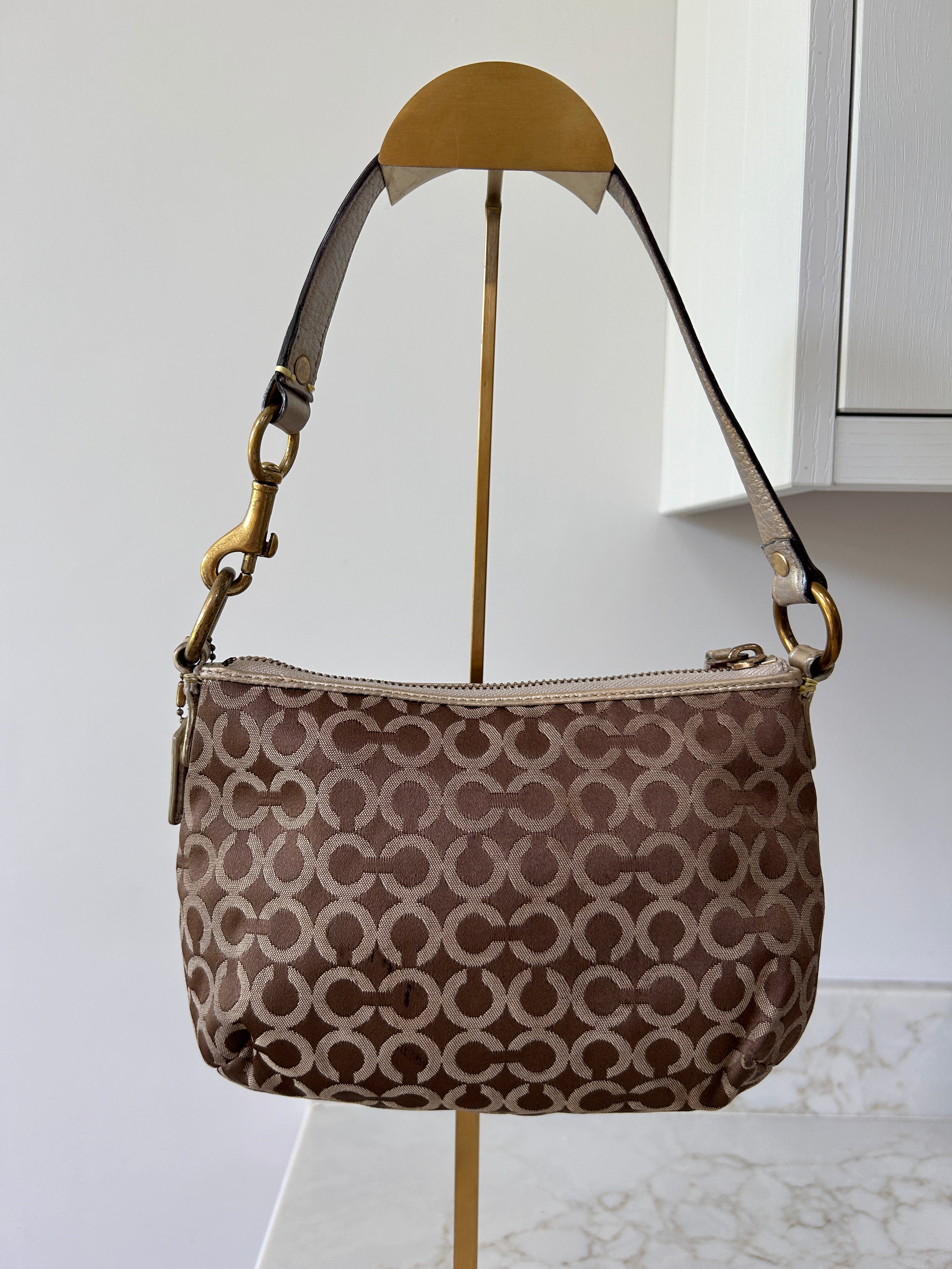 Vintage Coach floral shoulder bag