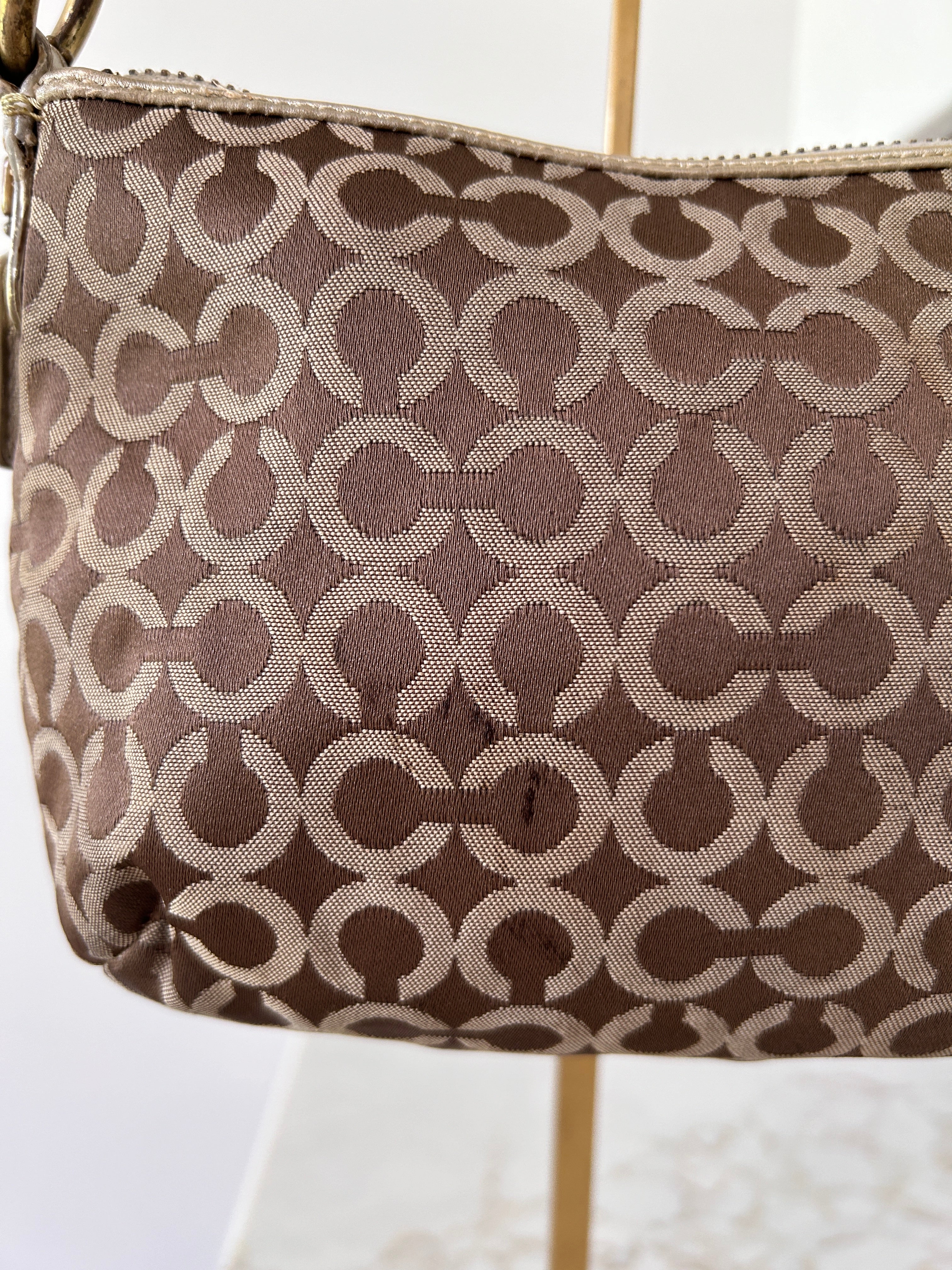 Vintage Coach floral shoulder bag