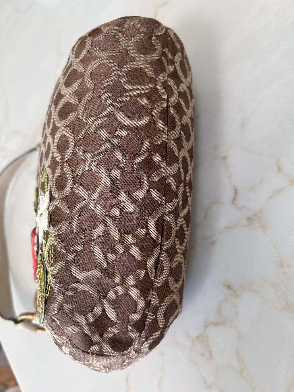 Vintage Coach floral shoulder bag