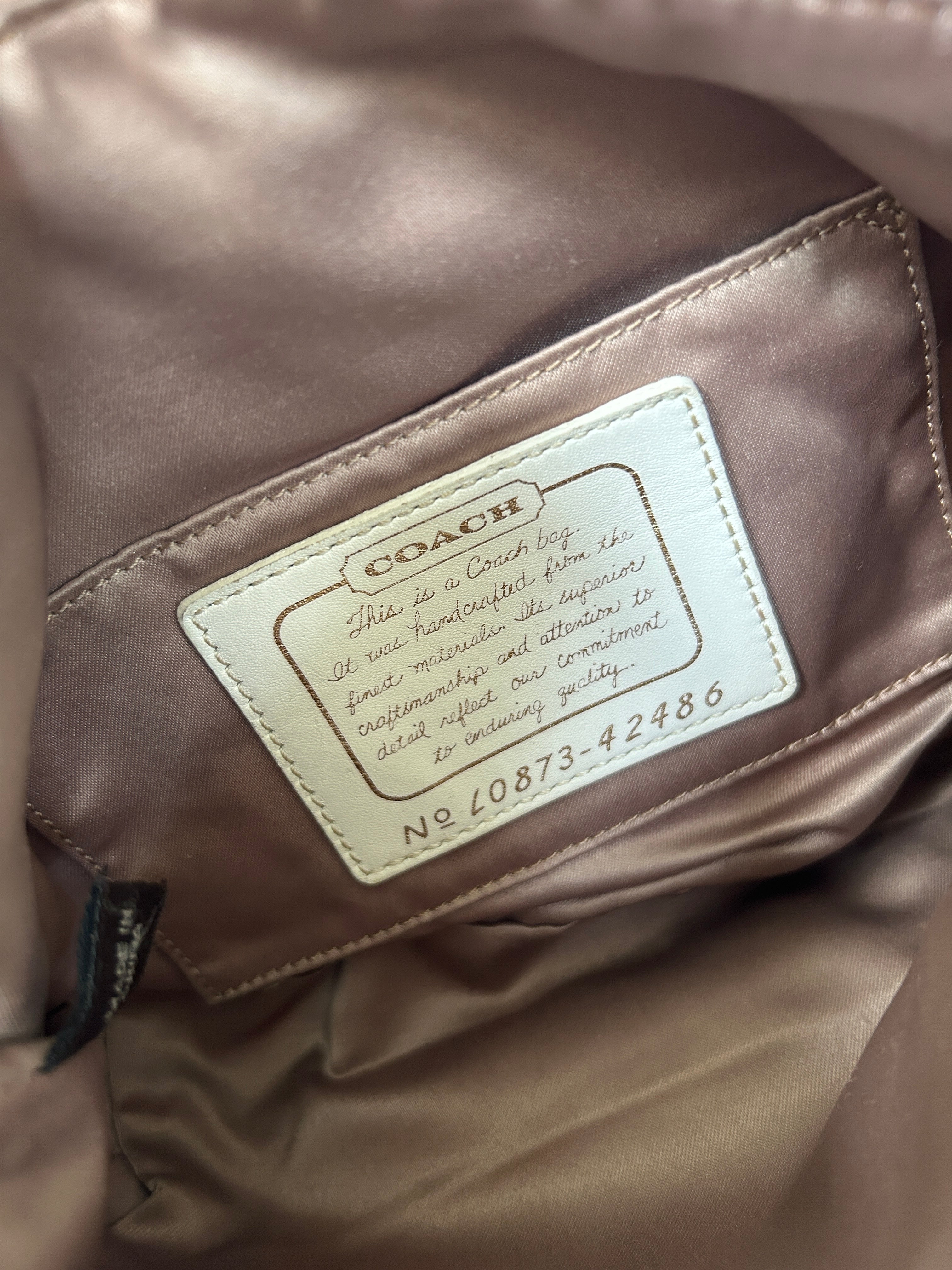 Vintage Coach floral shoulder bag