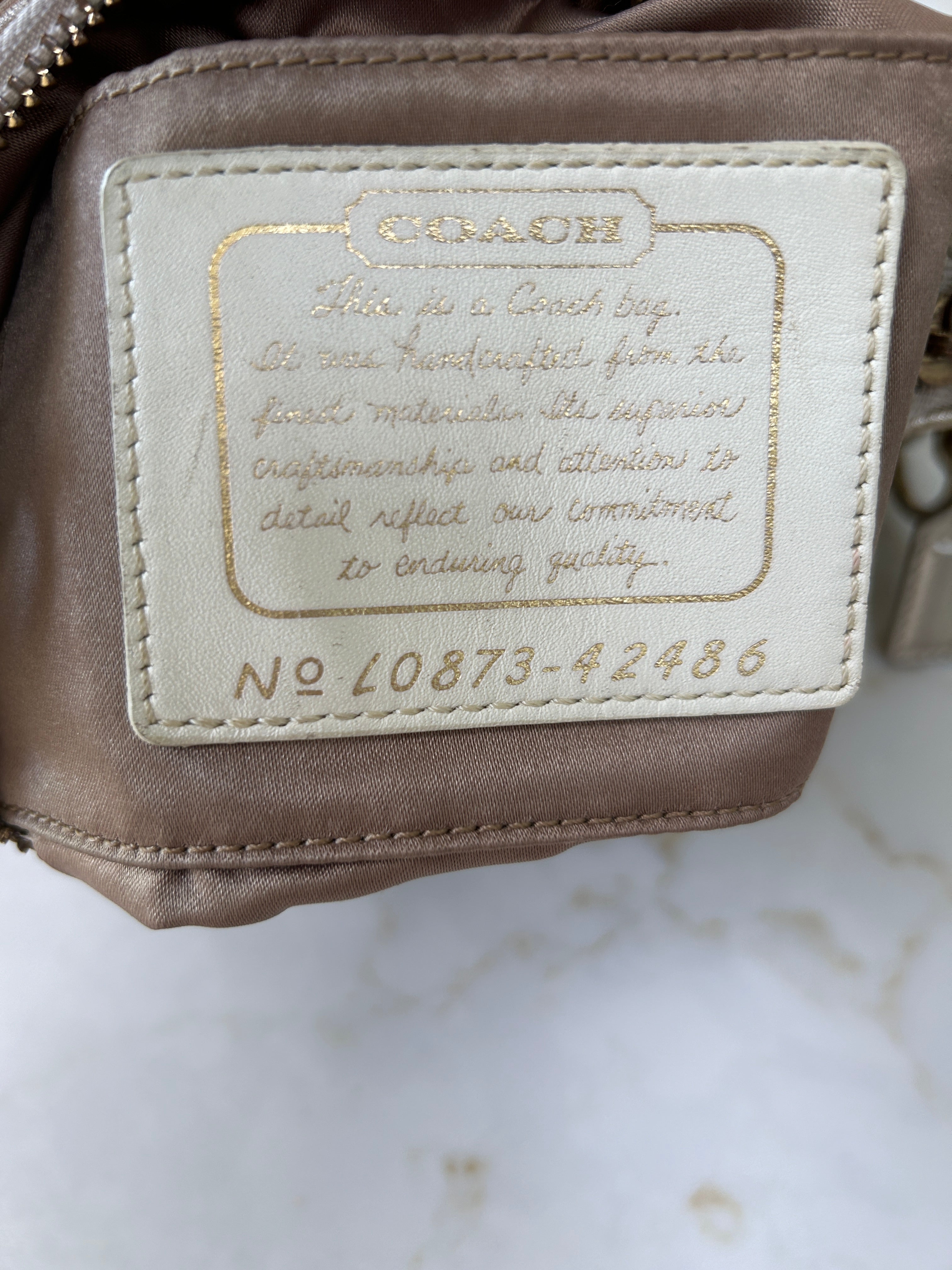Vintage Coach floral shoulder bag