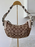 Vintage Coach monogram shoulder bag