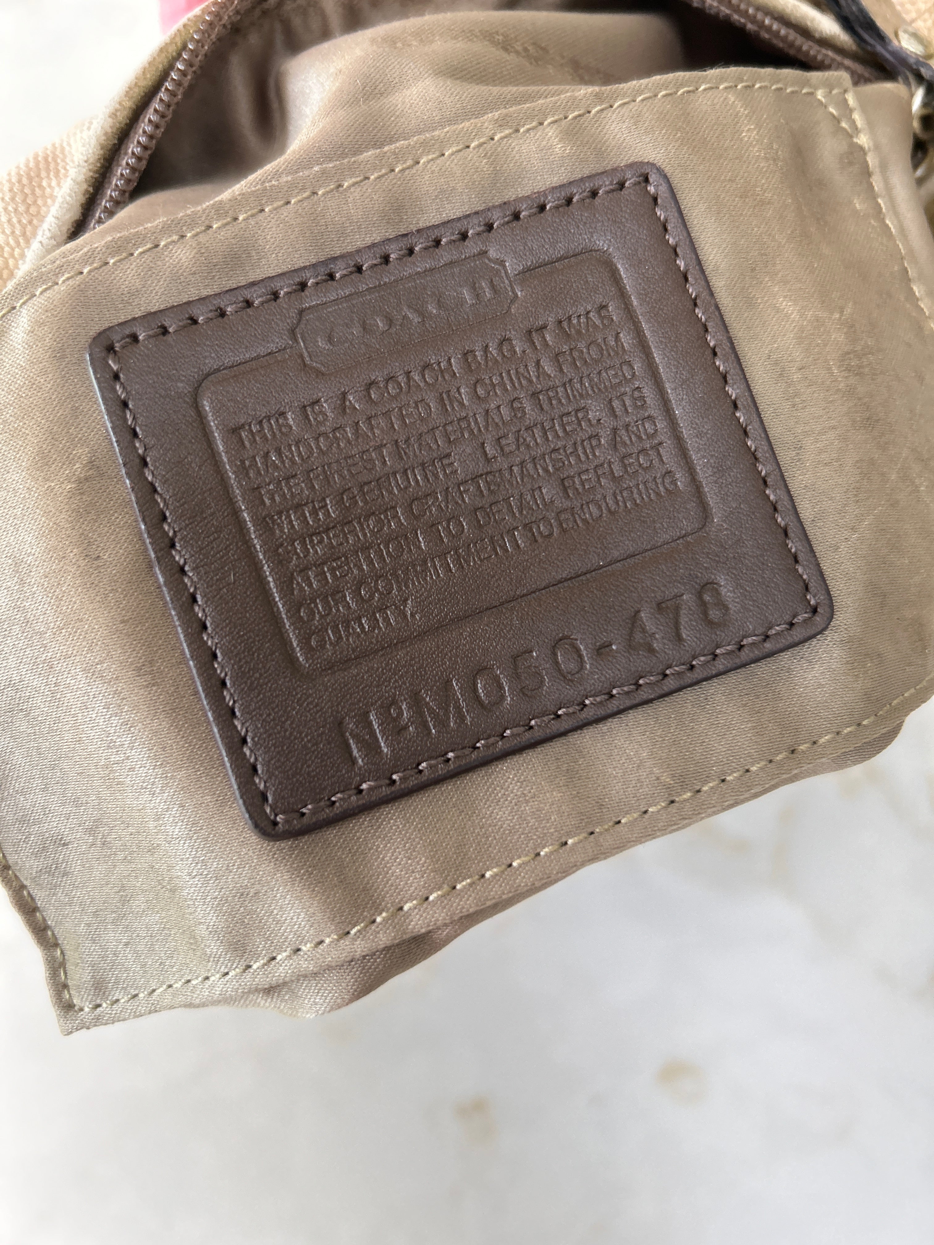Vintage Coach mini handbag