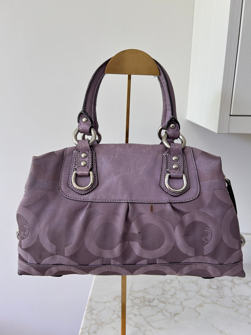 Vintage Coach lilac handbag
