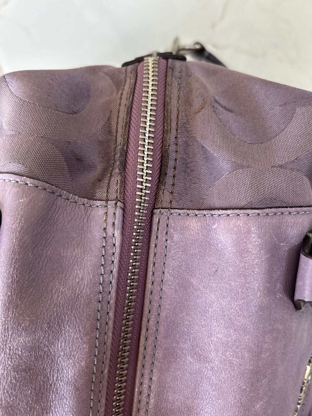 Vintage Coach lilac handbag