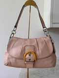Vintage Coach Soho pink leather shoulder bag
