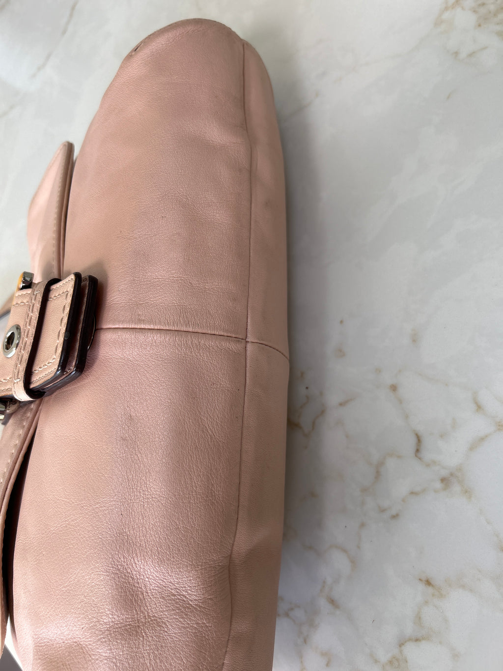 Vintage Coach Soho pink leather shoulder bag