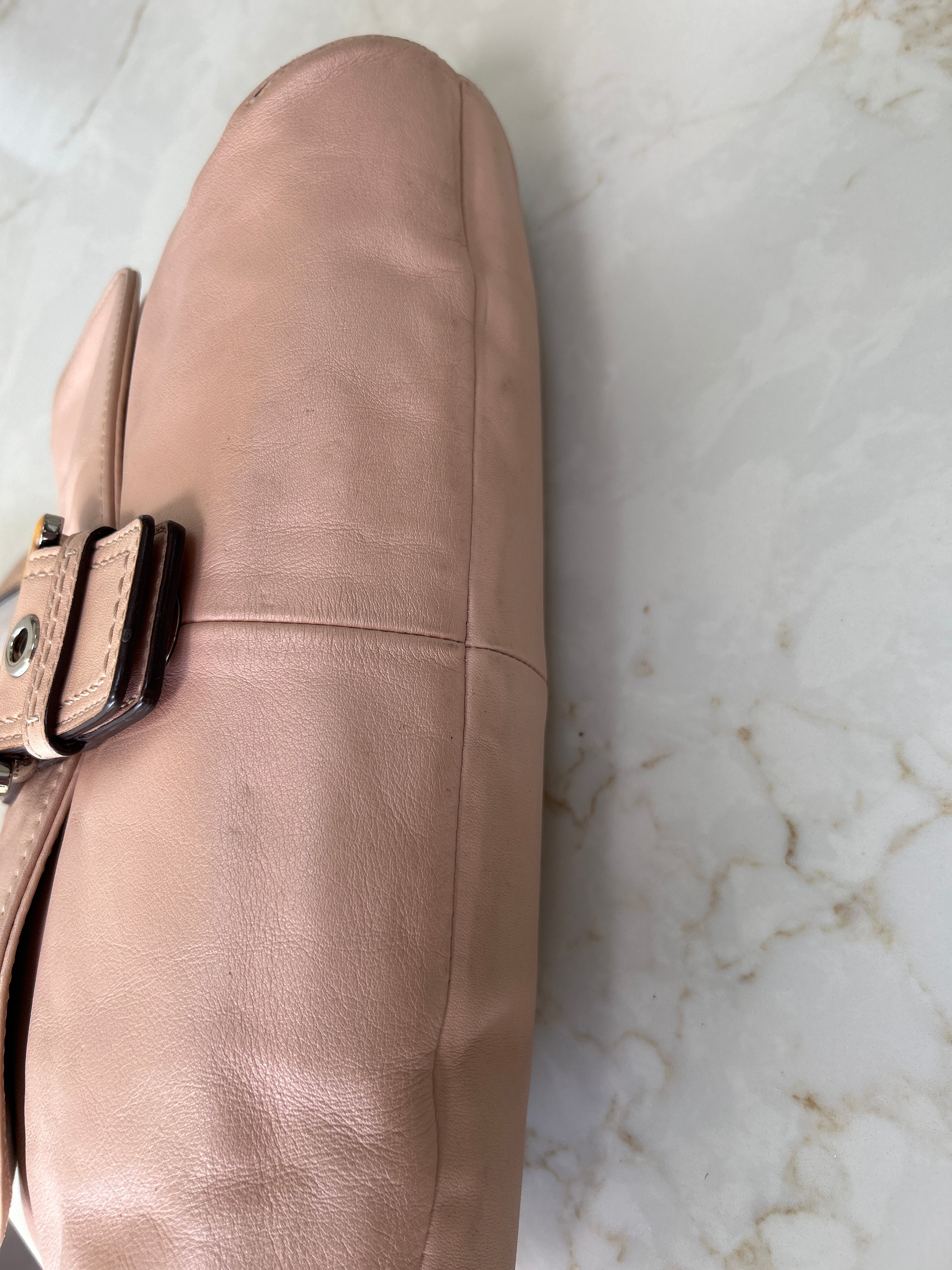 Vintage Coach Soho pink leather shoulder bag