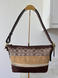 Vintage Coach patchwork shoulder bag