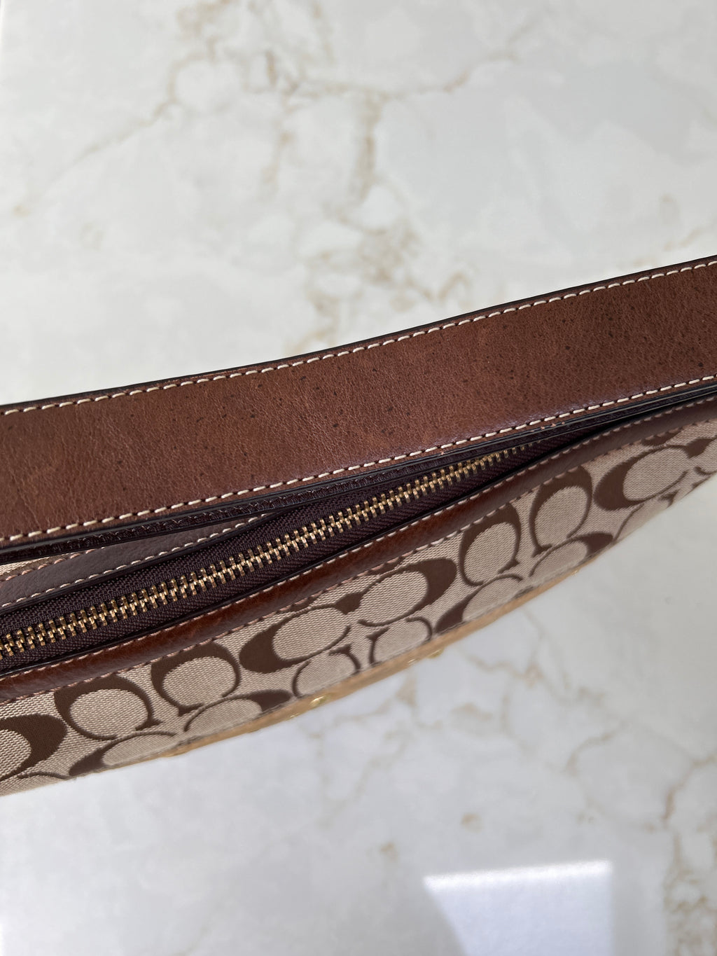 Vintage Coach patchwork shoulder bag