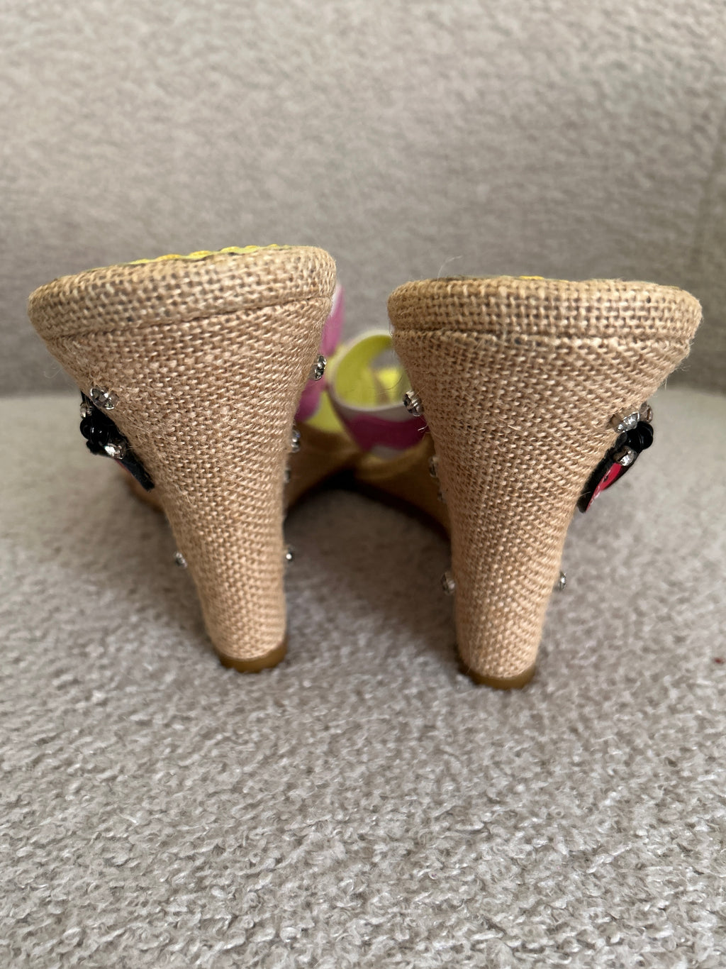 Vintage Coach rare ladybird wedges