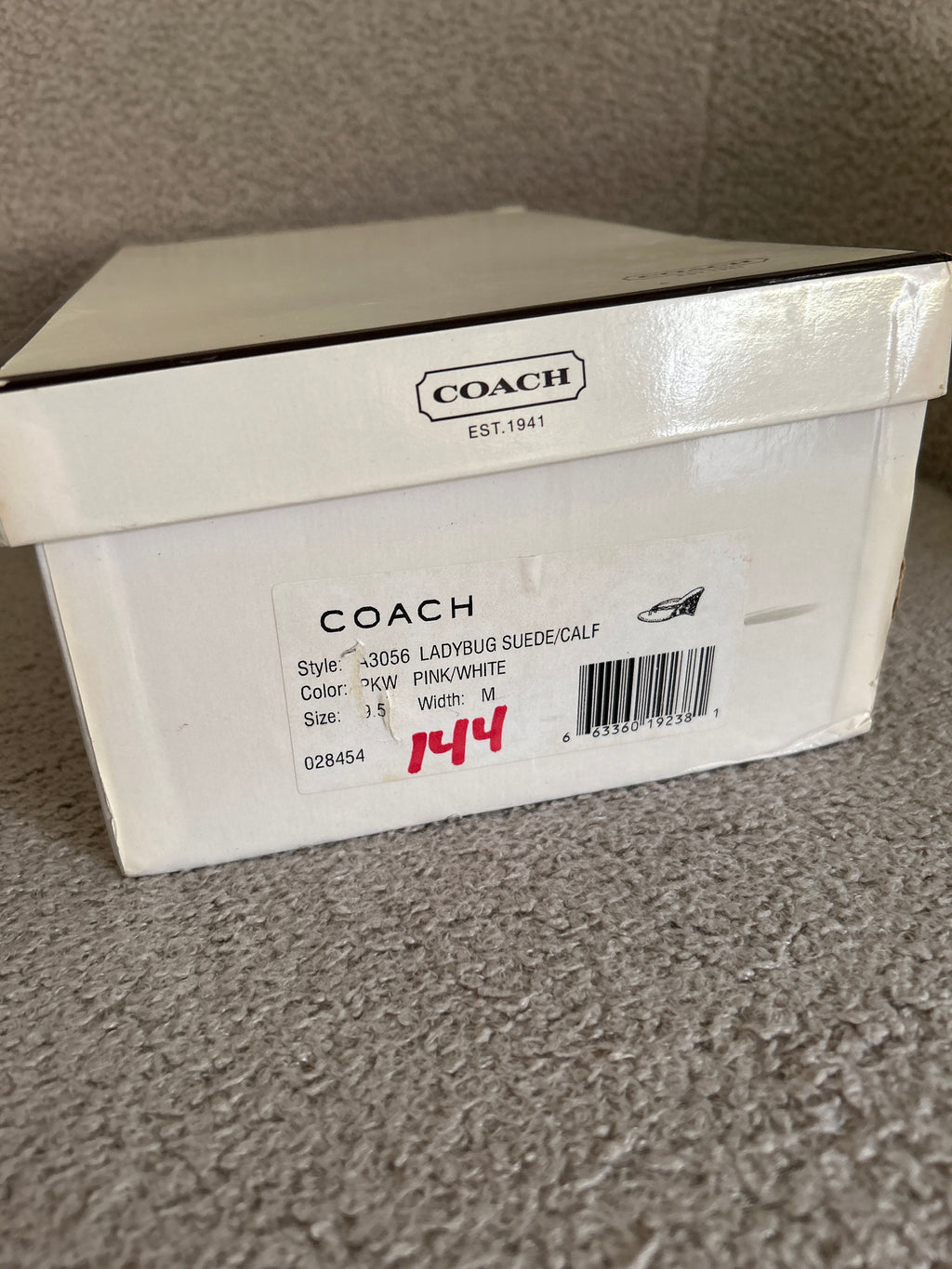 Vintage Coach rare ladybird wedges