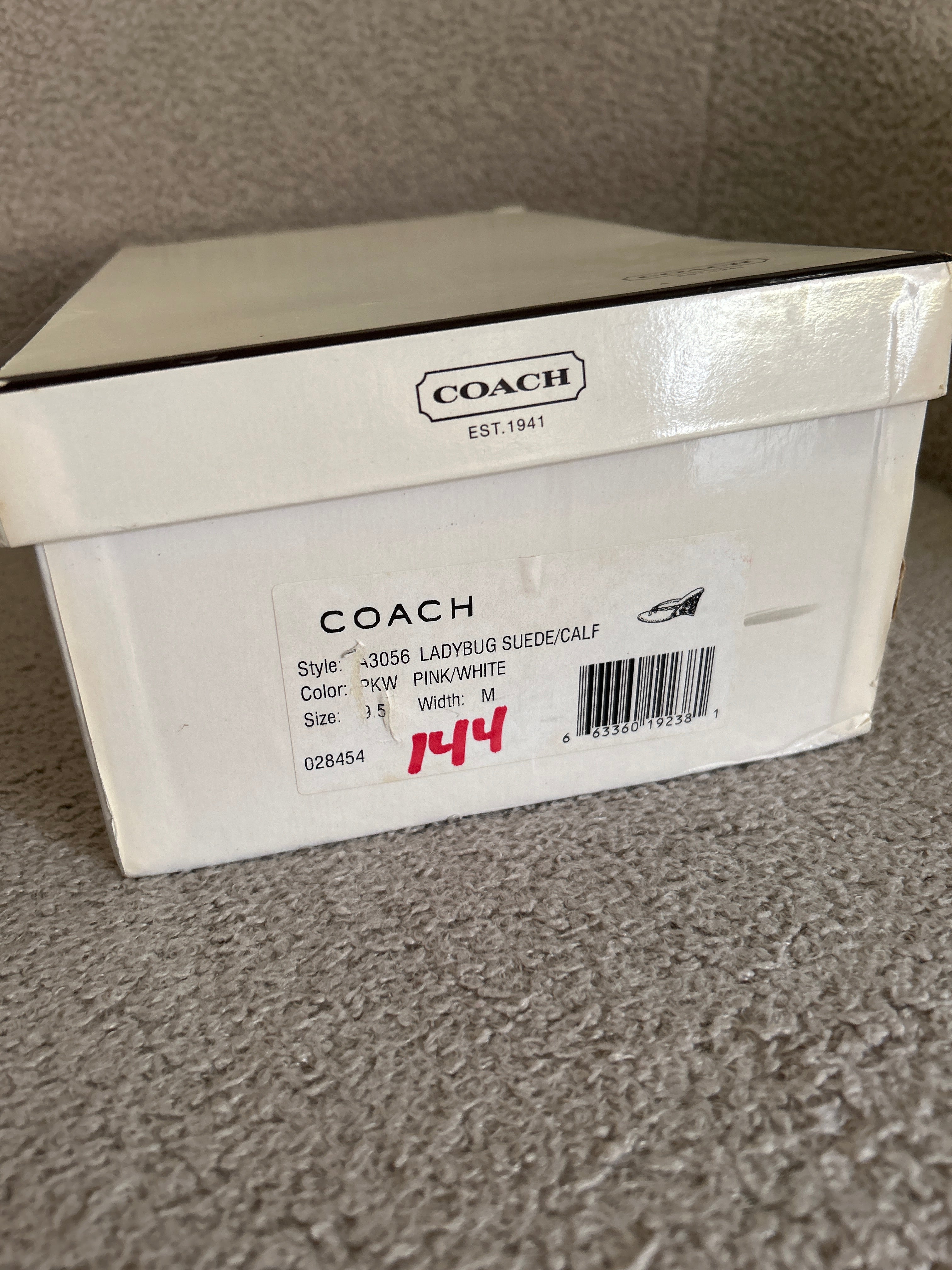 Vintage Coach rare ladybird wedges