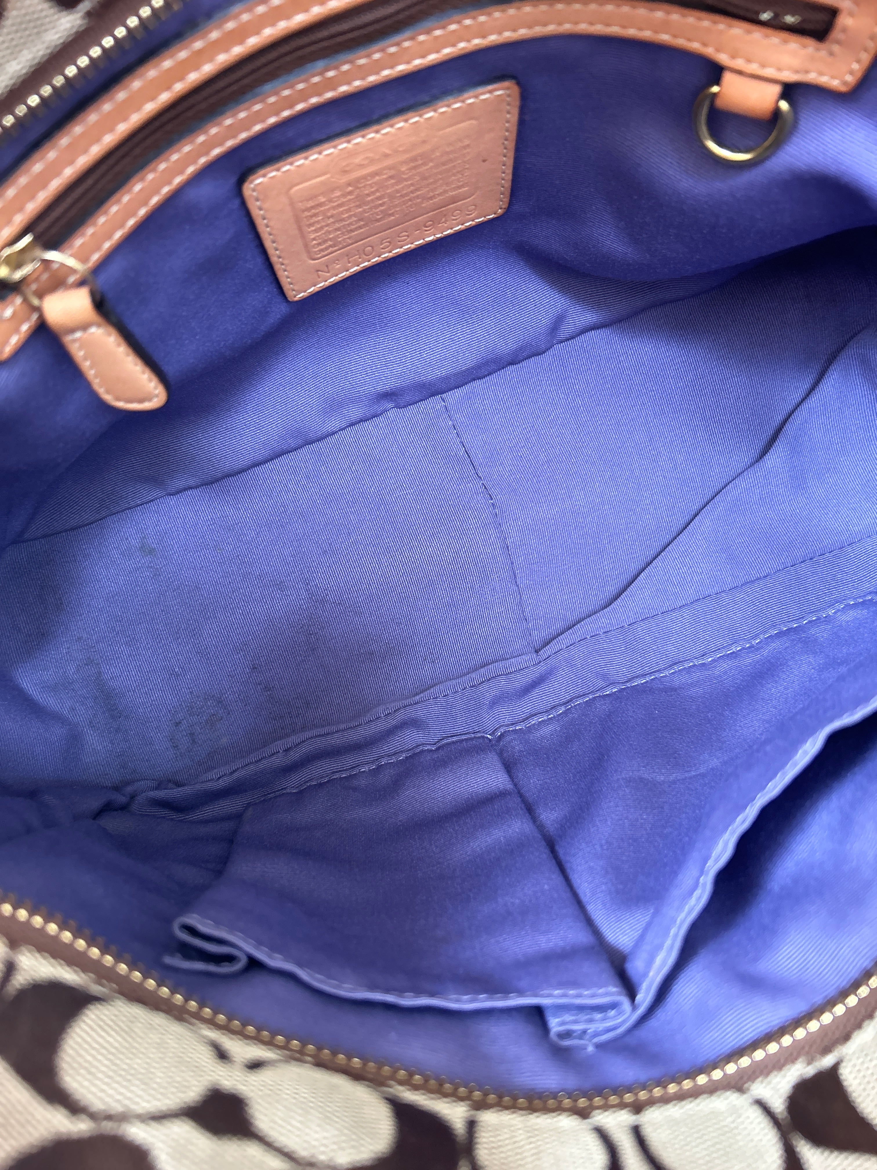 Vintage Coach patchwork shoulder bag