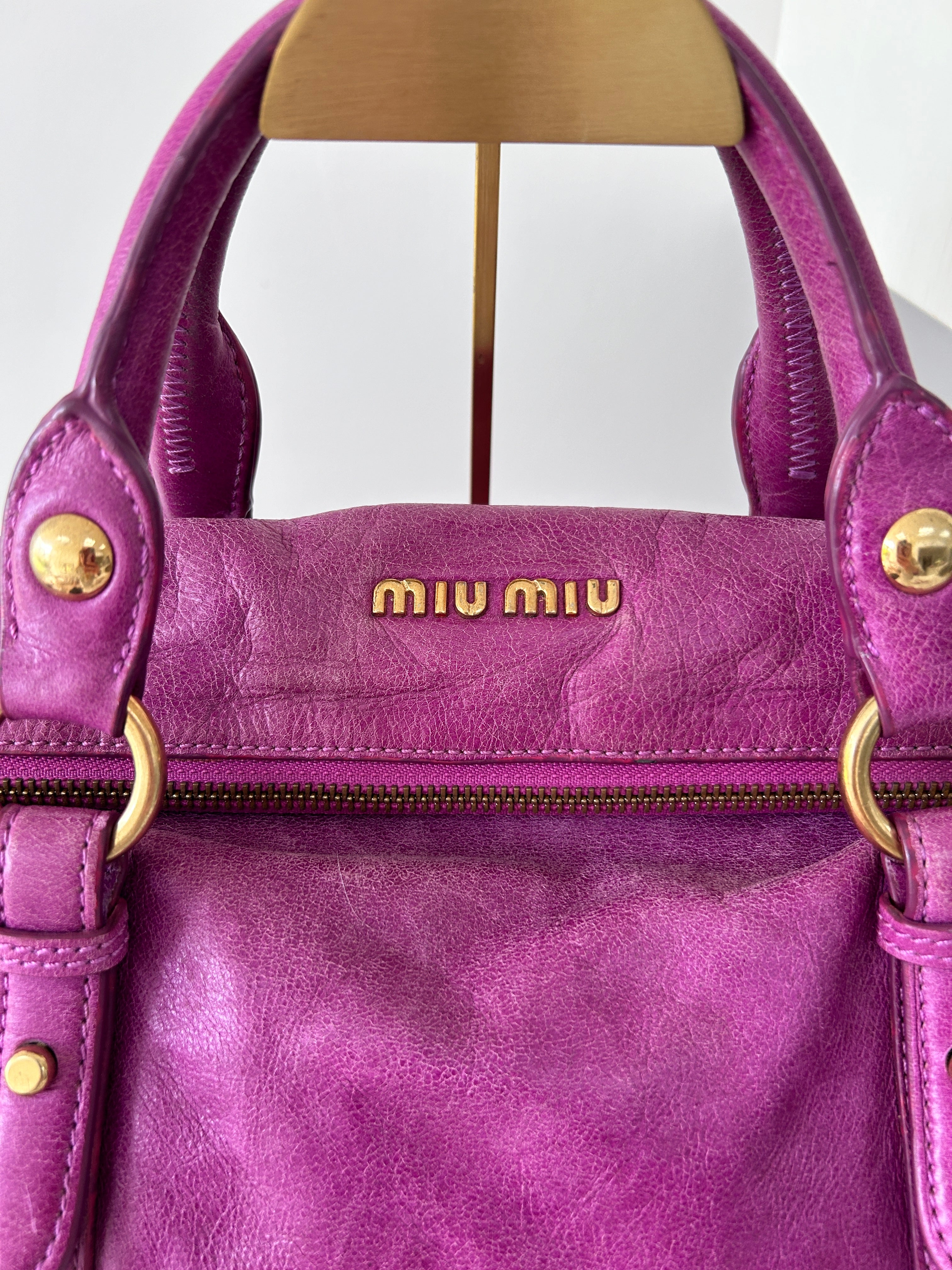 Vintage Miu Miu Vitello handbag