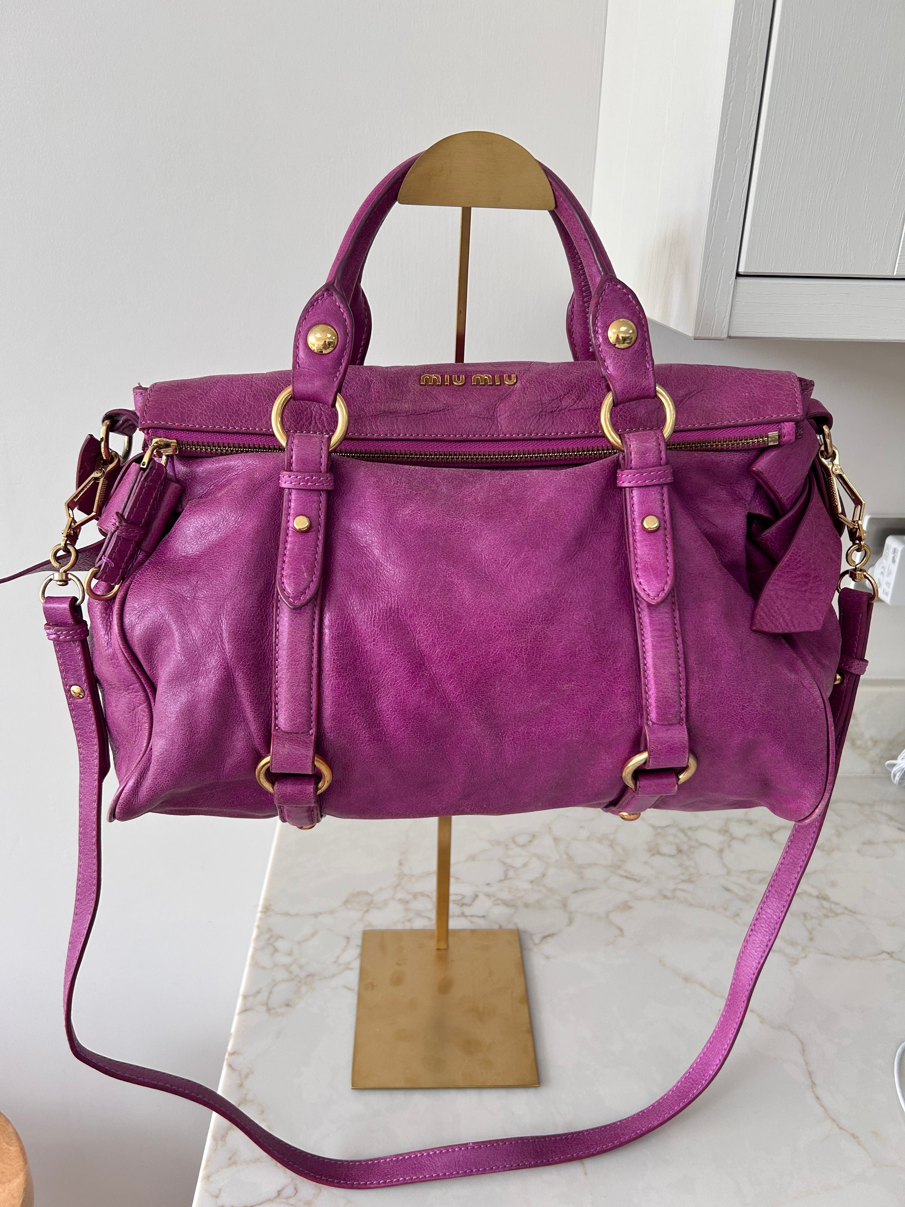 Vintage Miu Miu Vitello handbag
