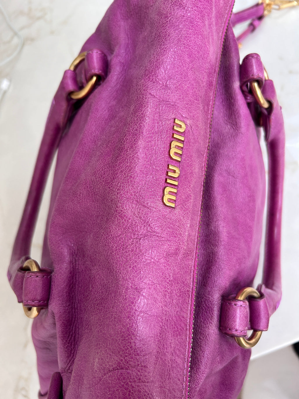 Vintage Miu Miu Vitello handbag