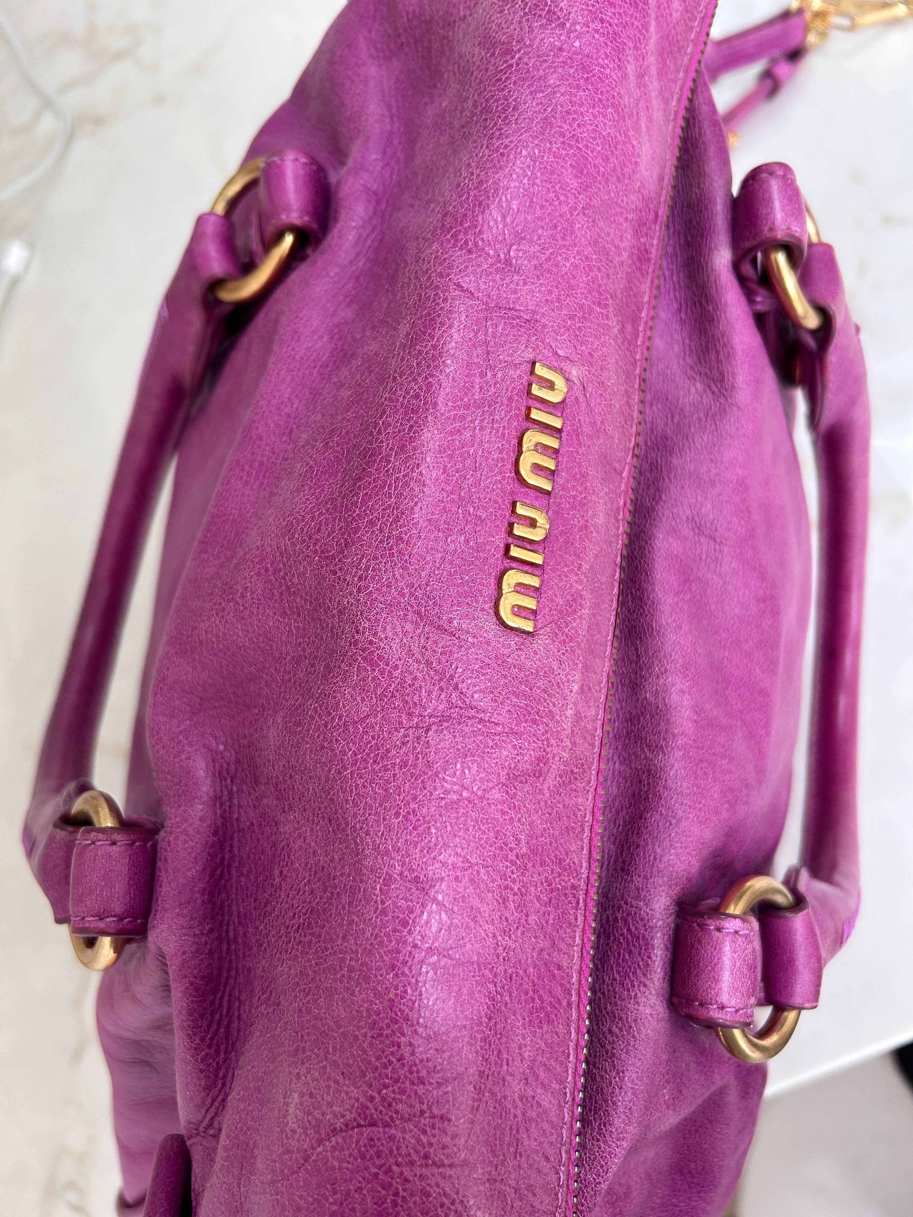 Vintage Miu Miu Vitello handbag
