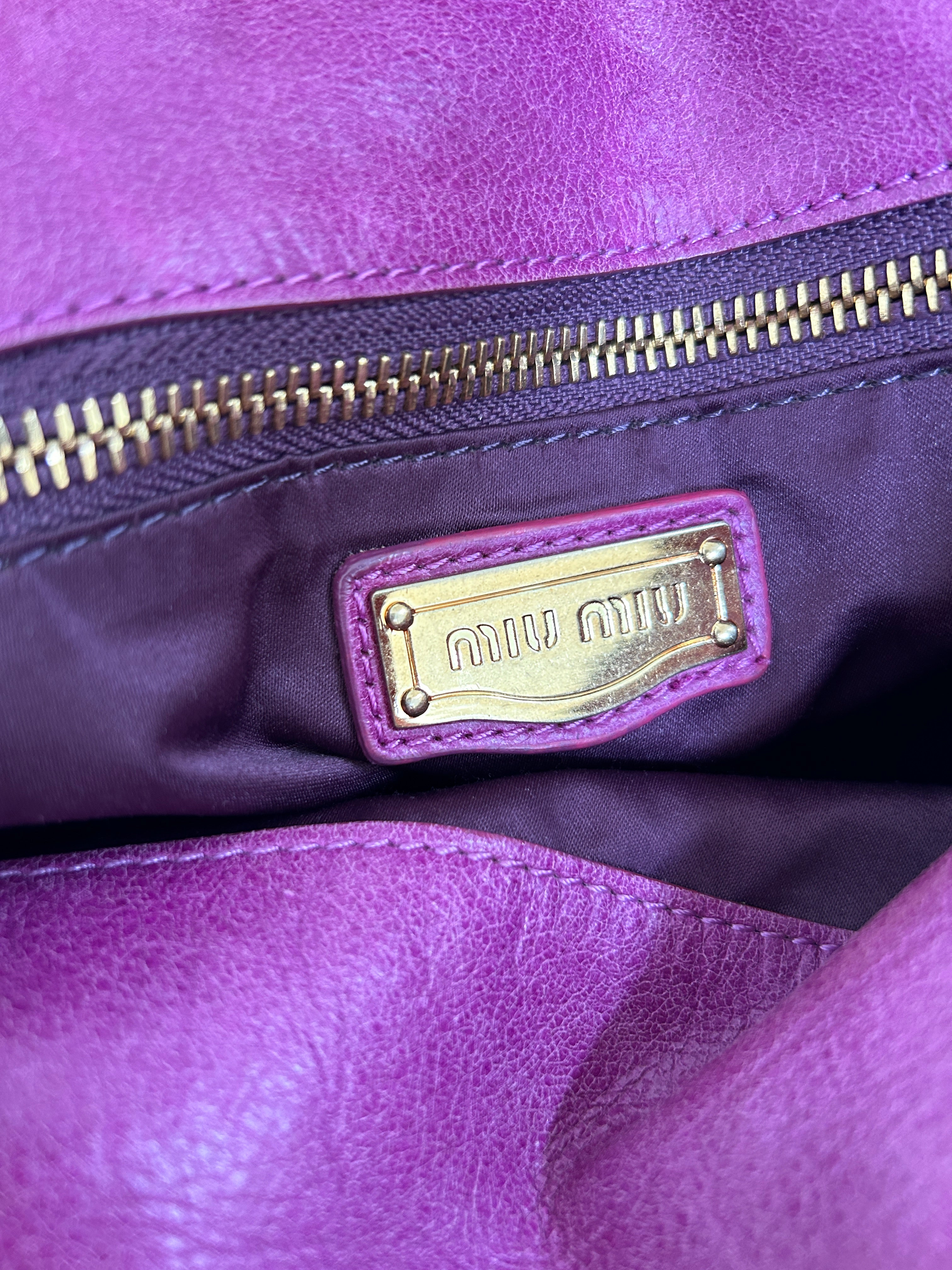 Vintage Miu Miu Vitello handbag