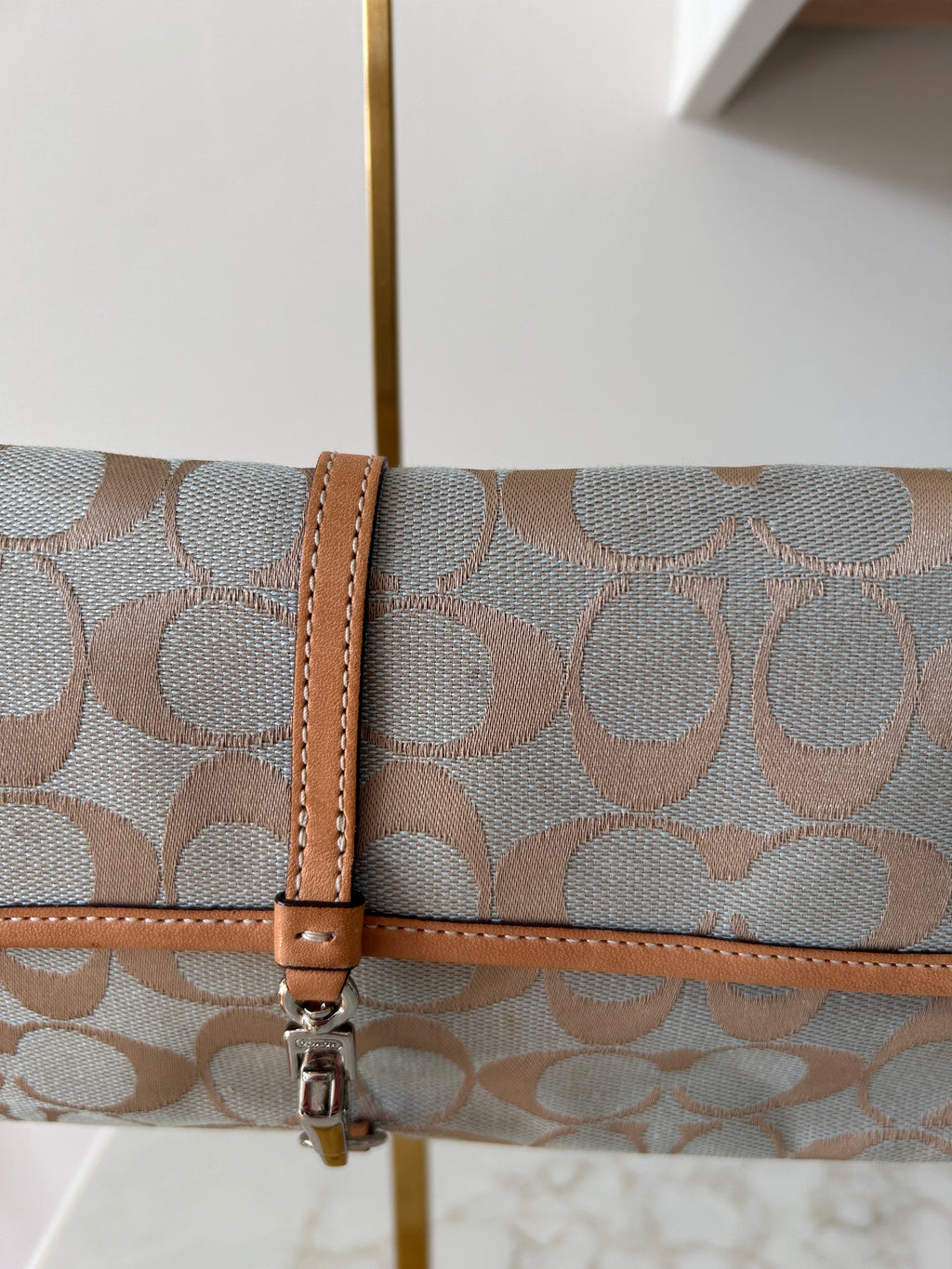 Vintage Coach Demi clip shoulder bag