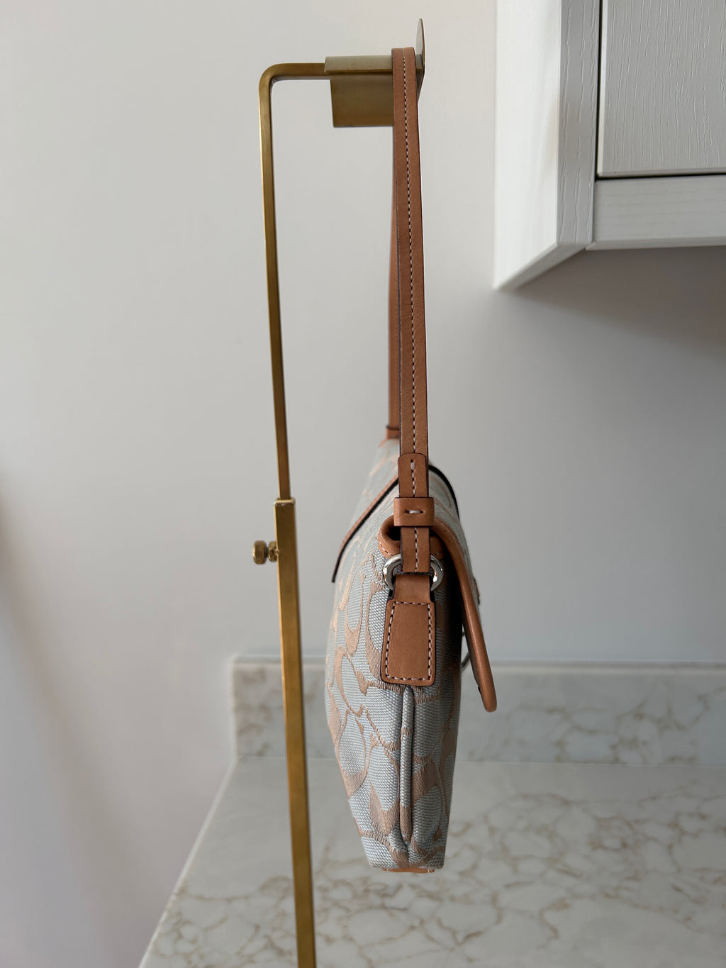 Vintage Coach Demi clip shoulder bag