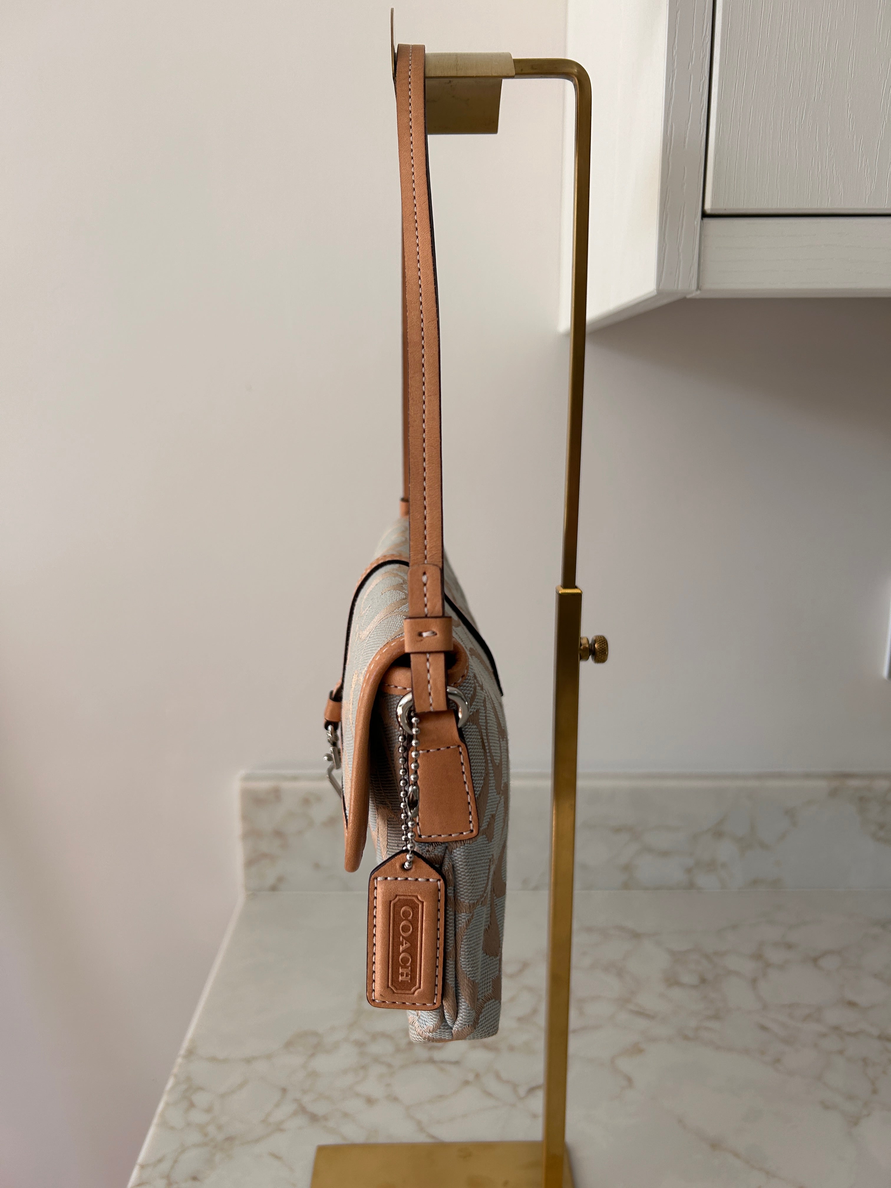 Vintage Coach Demi clip shoulder bag