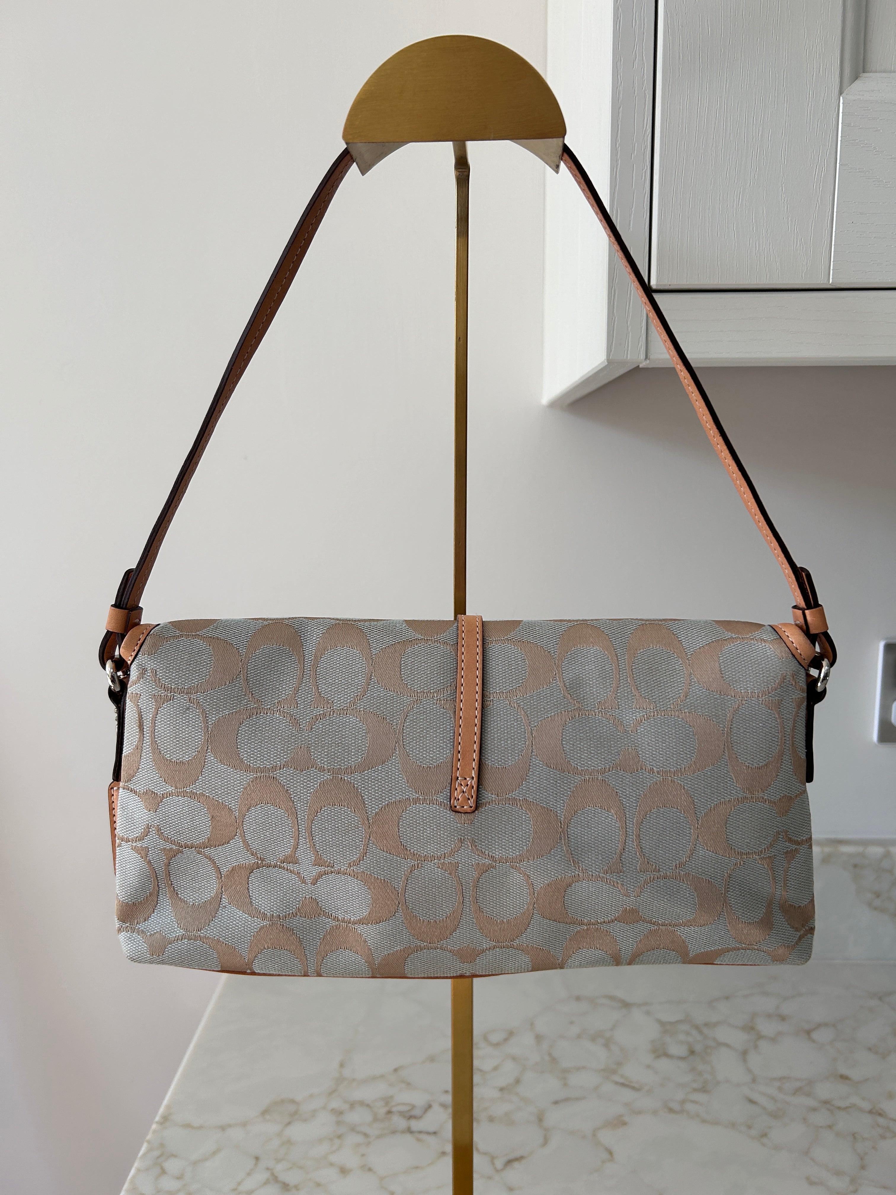 Vintage Coach Demi clip shoulder bag