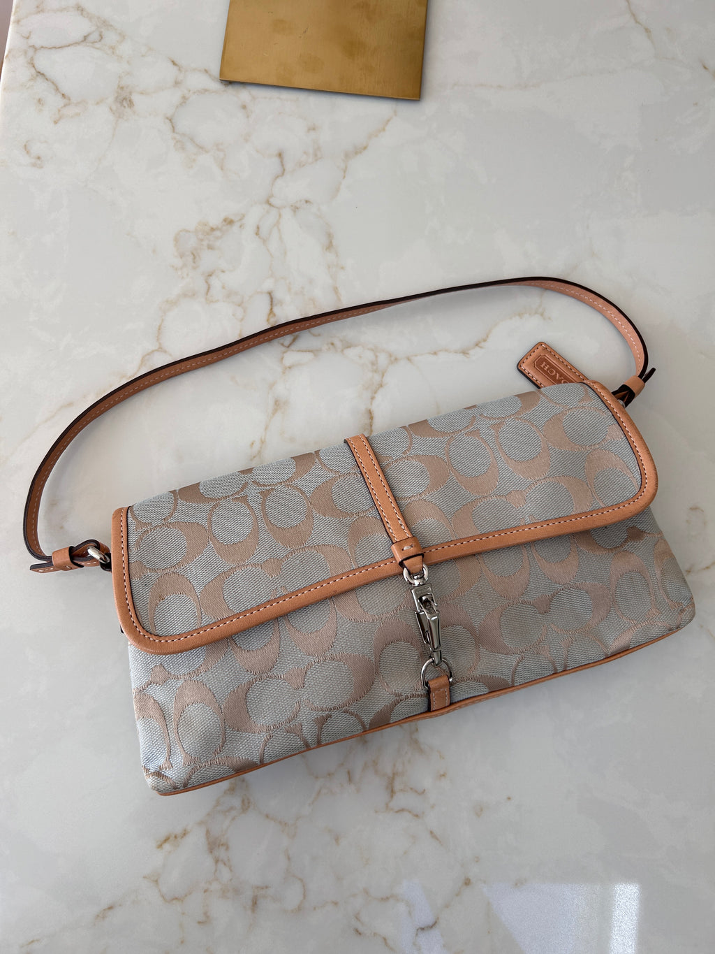 Vintage Coach Demi clip shoulder bag