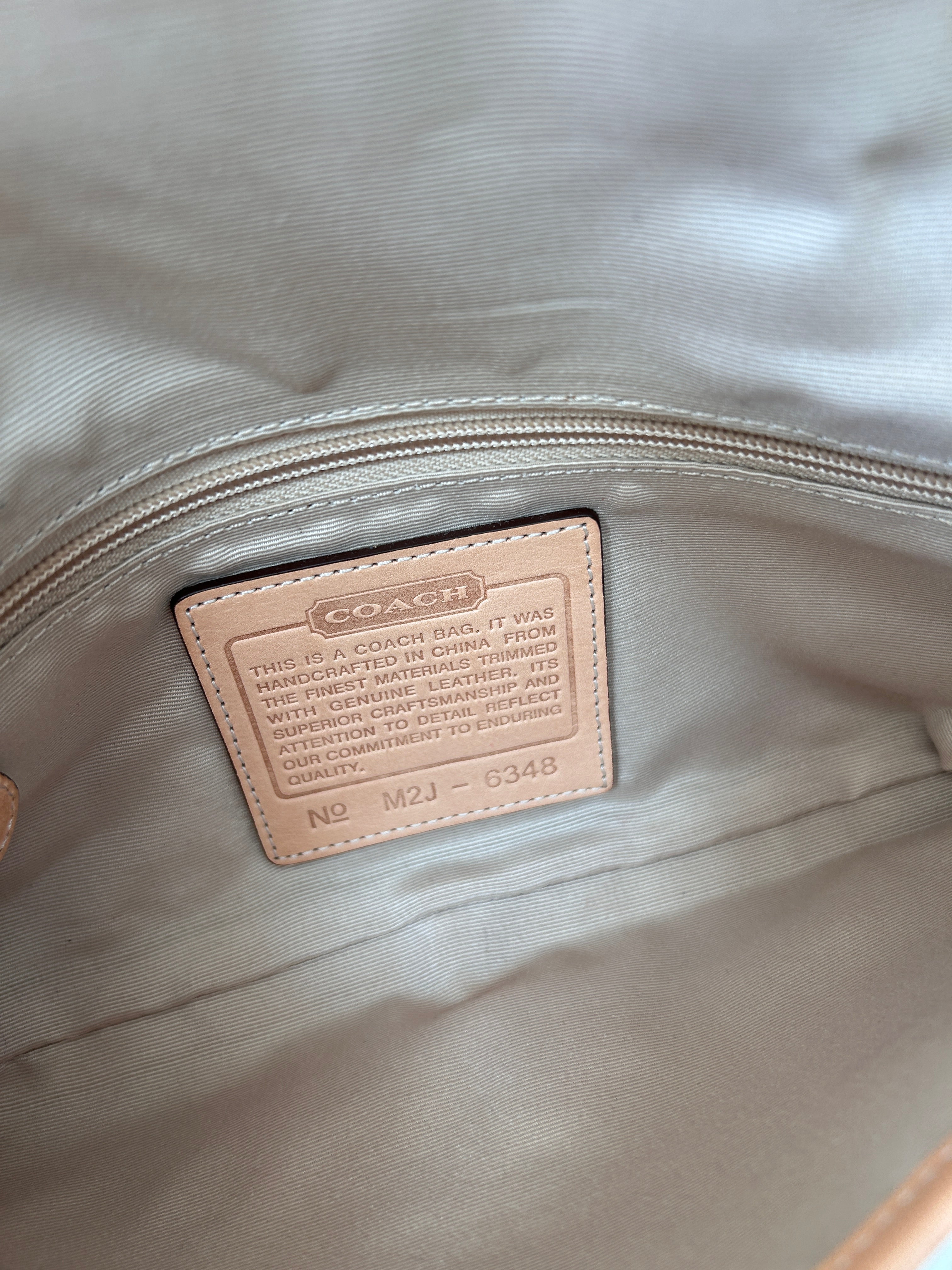 Vintage Coach Demi clip shoulder bag