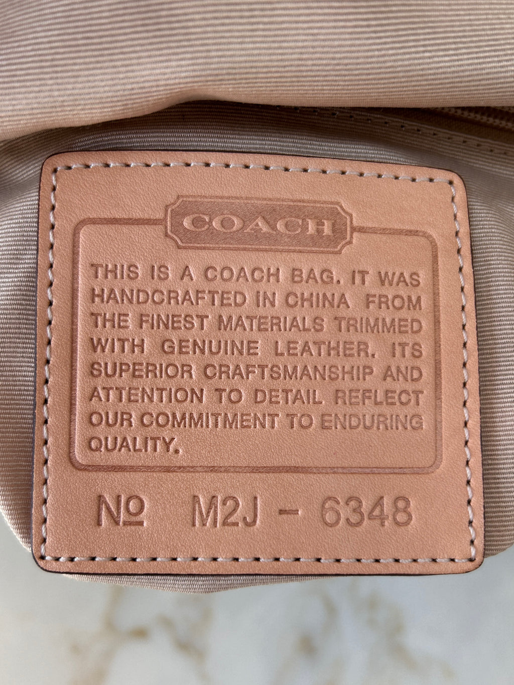 Vintage Coach Demi clip shoulder bag