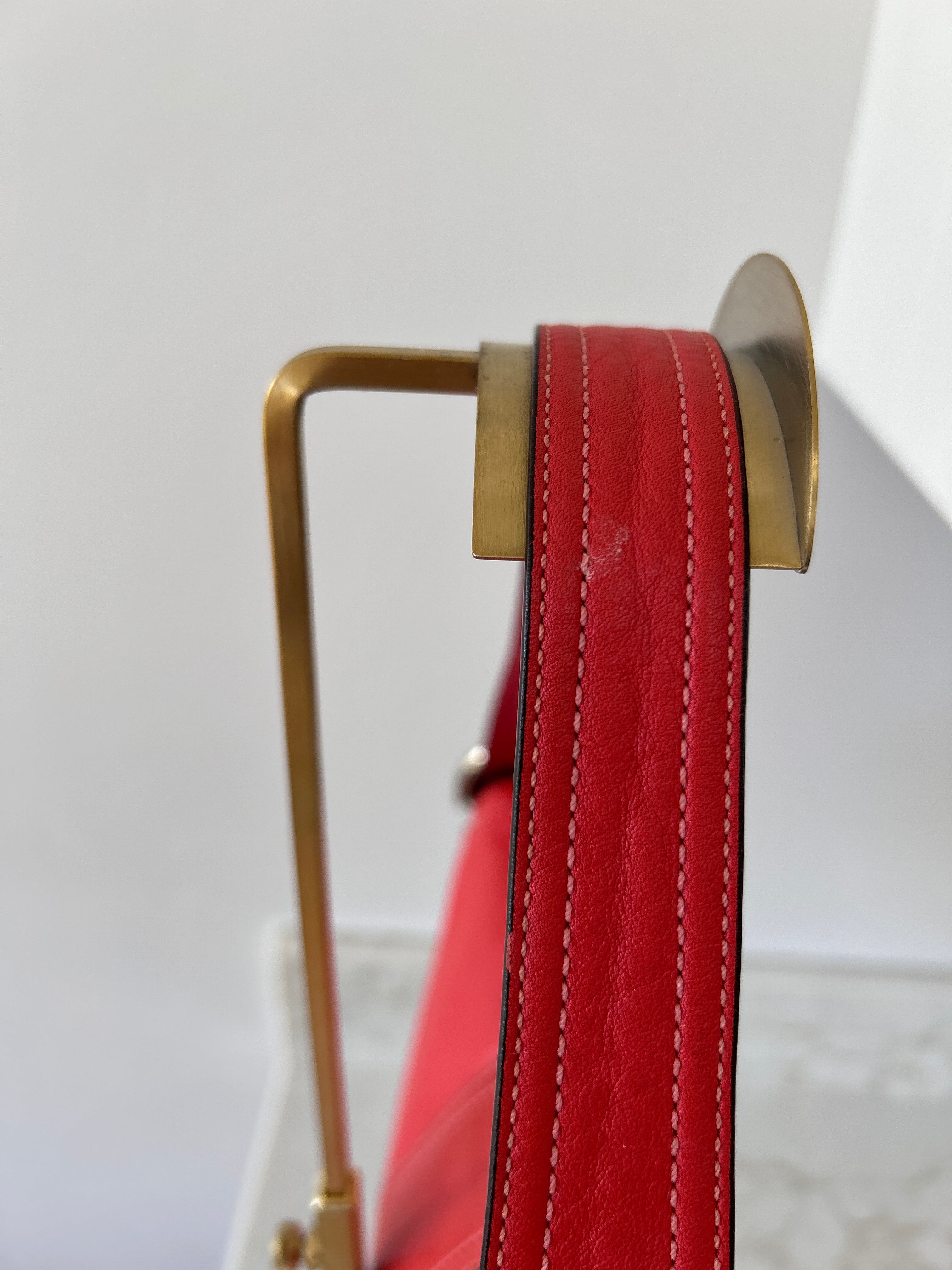 Vintage Coach red Soho shoulder bag