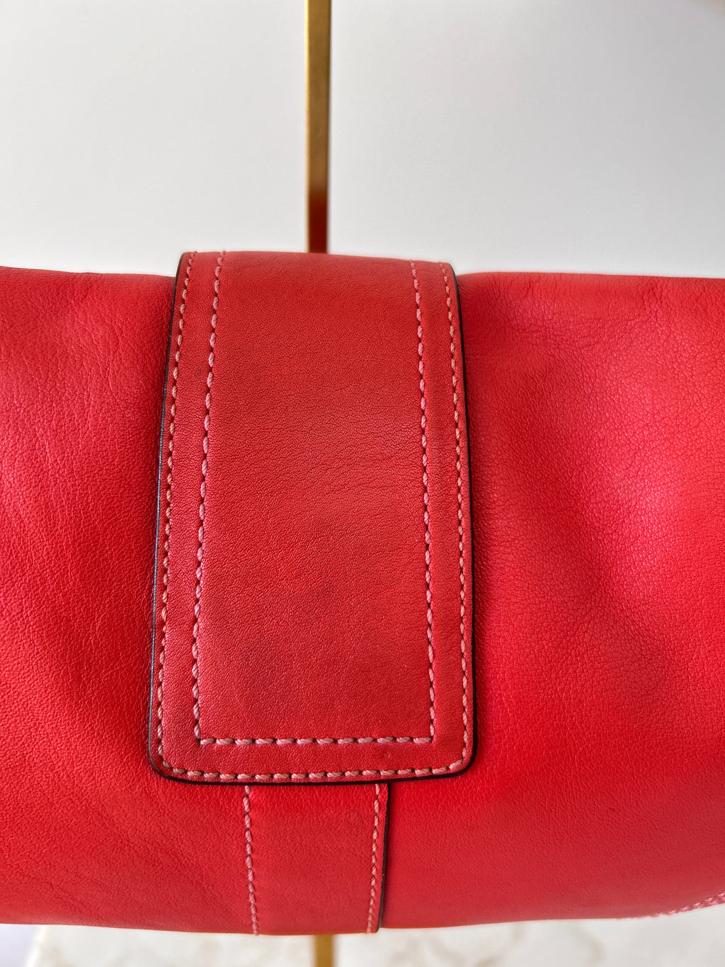 Vintage Coach red Soho shoulder bag
