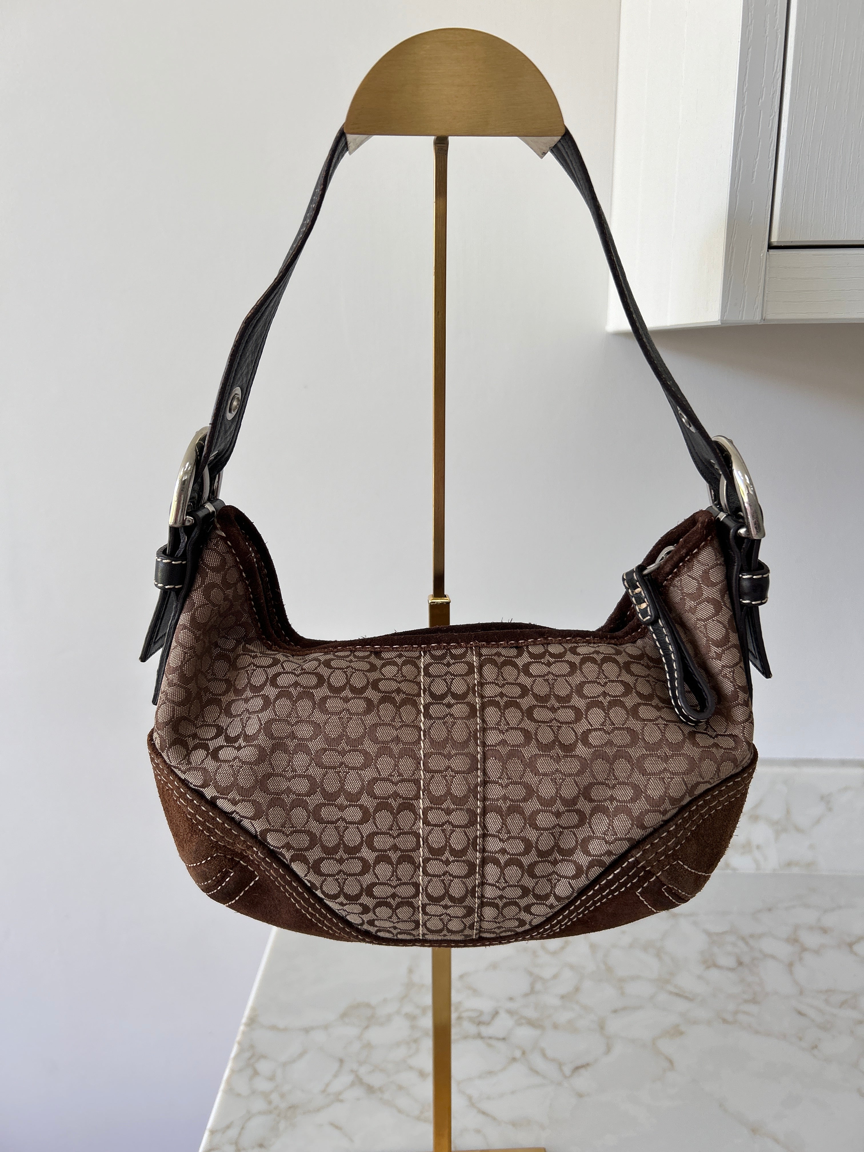 Vintage Coach brown Soho hobo shoulder bag