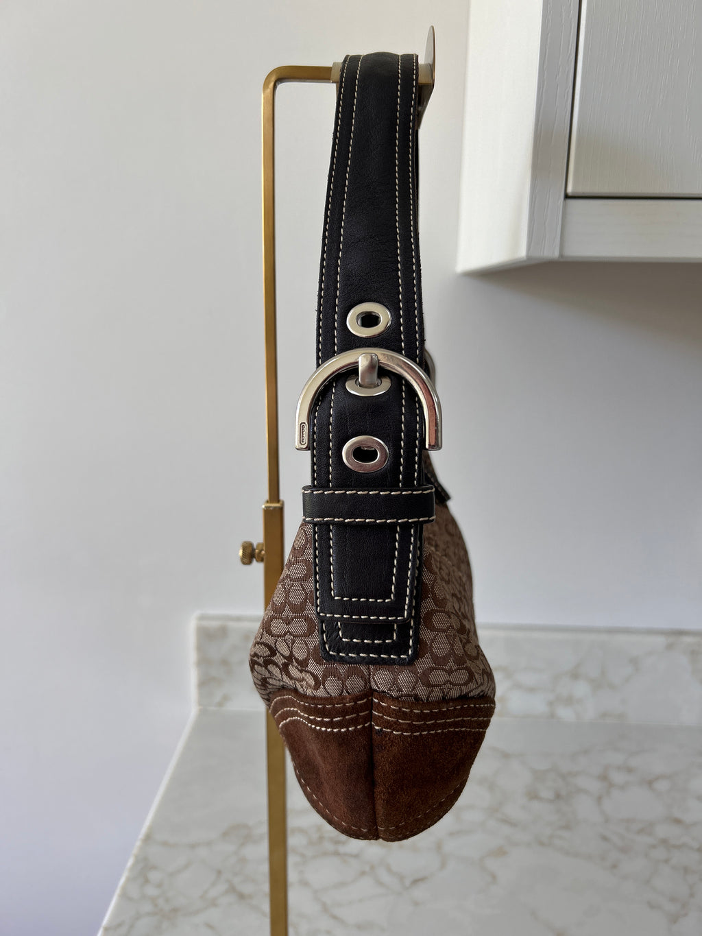 Vintage Coach brown Soho hobo shoulder bag