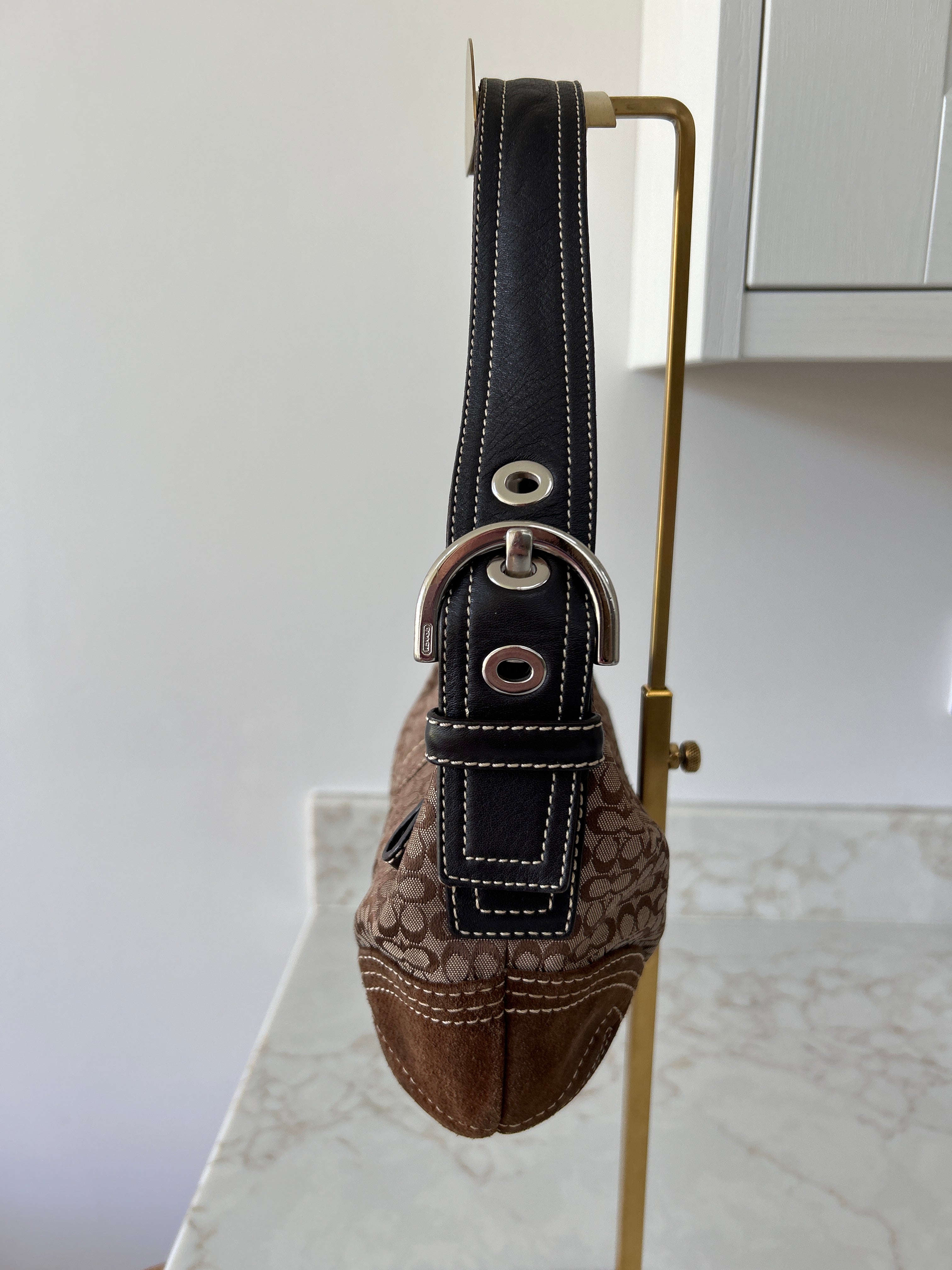 Vintage Coach brown Soho hobo shoulder bag
