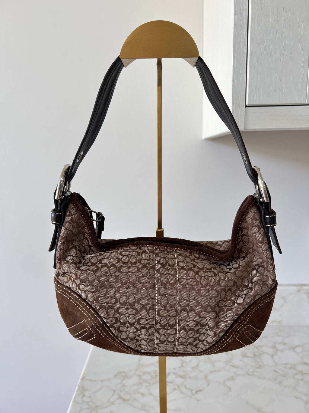 Vintage Coach brown Soho hobo shoulder bag