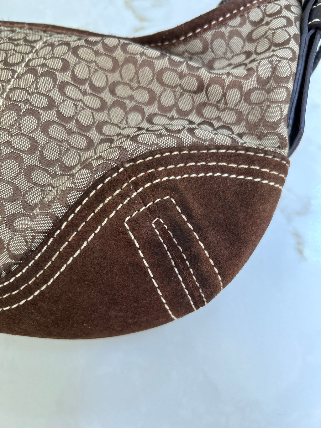Vintage Coach brown Soho hobo shoulder bag